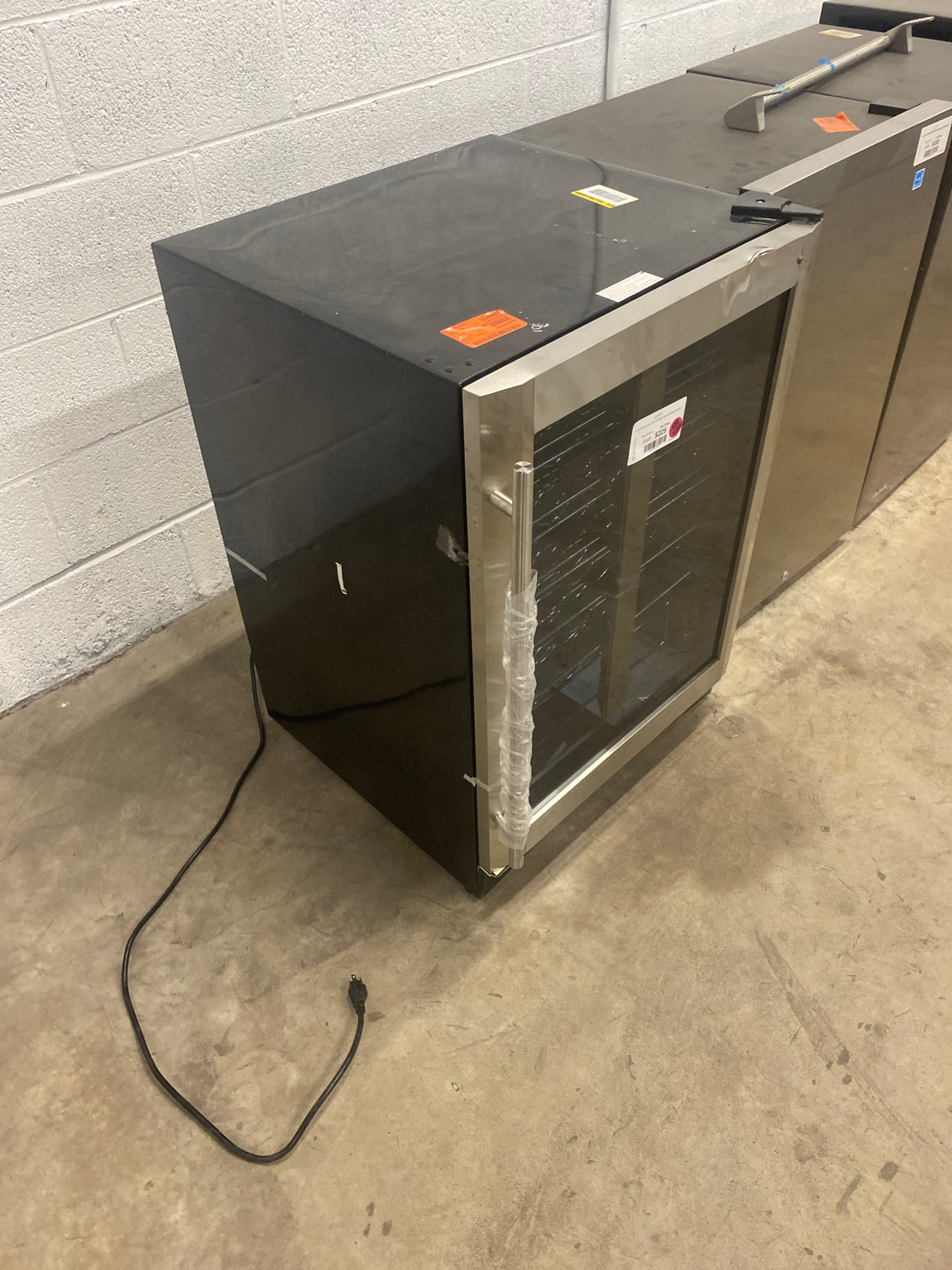 23.4 in. 50 Bottle, 154 Can, Wine and Beverage Cooler with Stainless Steel Door