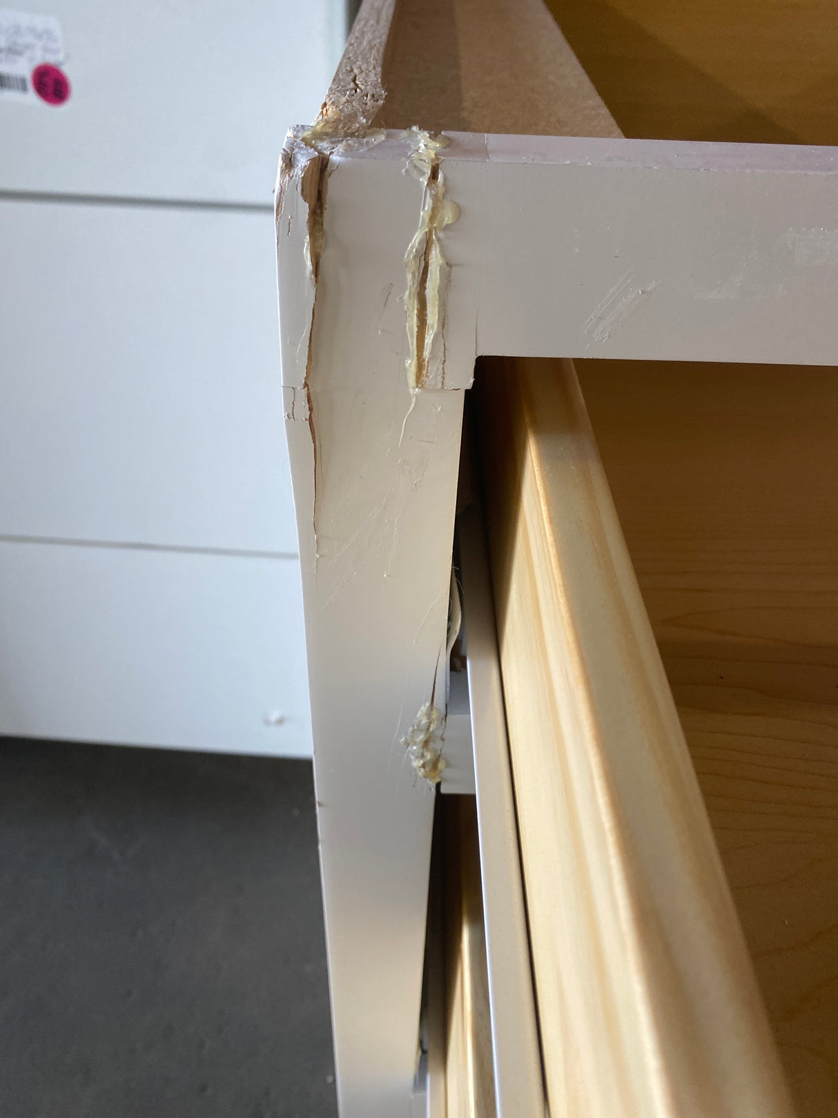 Westfield 24 in. W x 24 in. D x 35 in. H Shaker Stock Drawer Base Kitchen Cabinet in Feather White