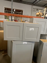 Load image into Gallery viewer, Shaker Assembled 36x18x12 in. Wall Bridge Kitchen Cabinet in Dove Gray

