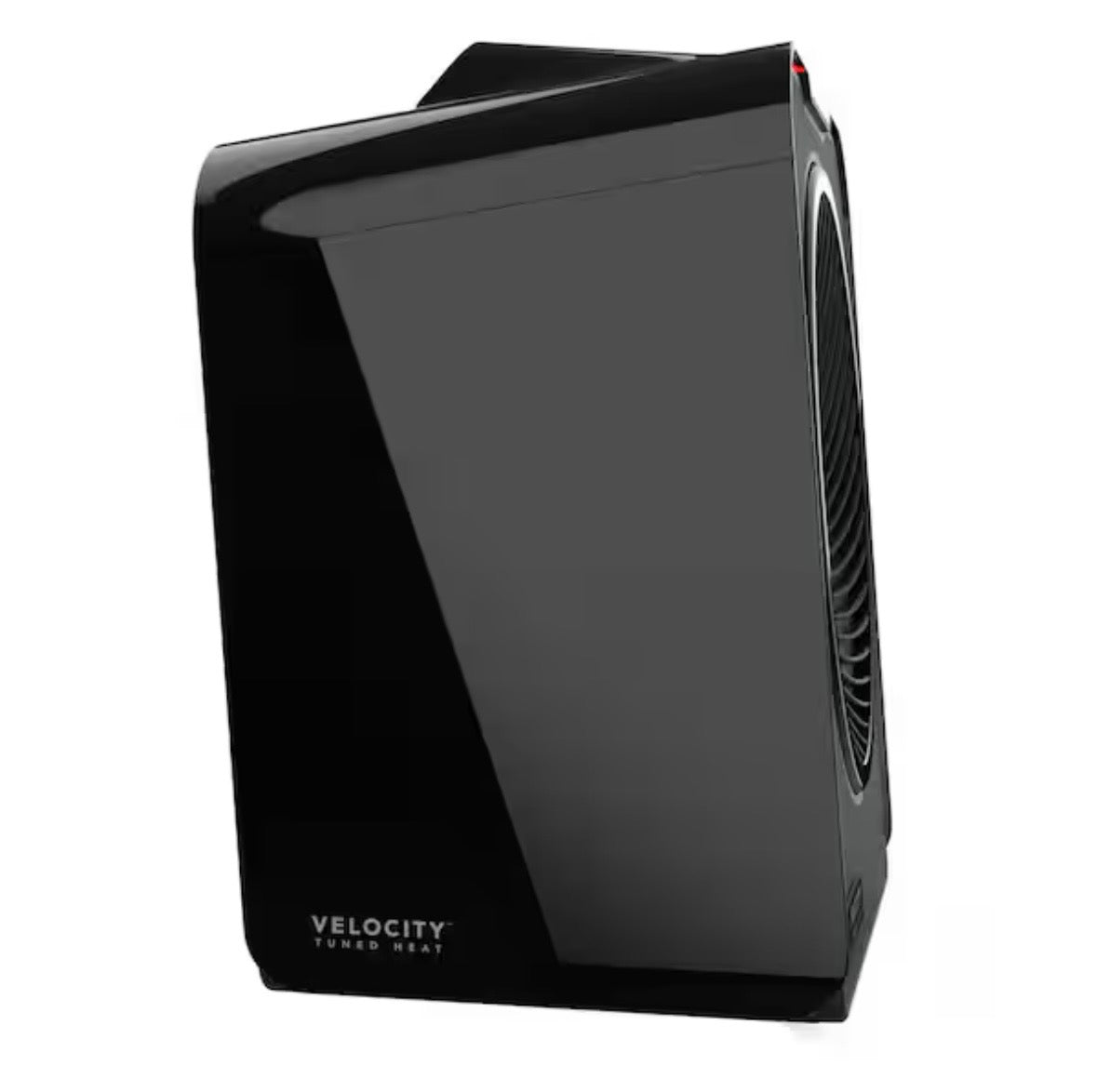 Forced Air Velocity 5 Whole Room 1500-Watt 5118 BTU Electric Space Fan Electric Heater Furnace, Black