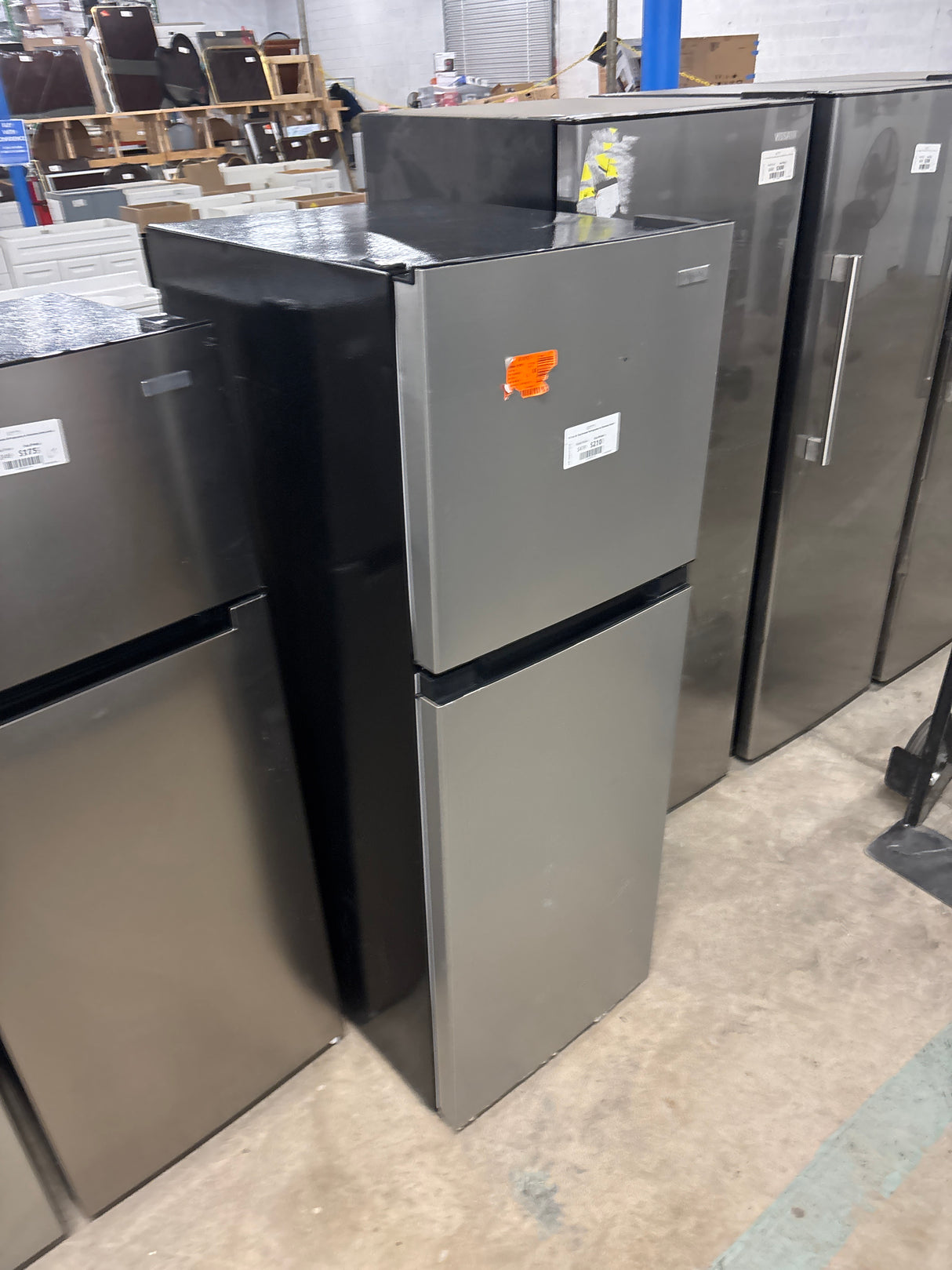 10.1 cu. ft. Top Freezer Refrigerator in Stainless Steel