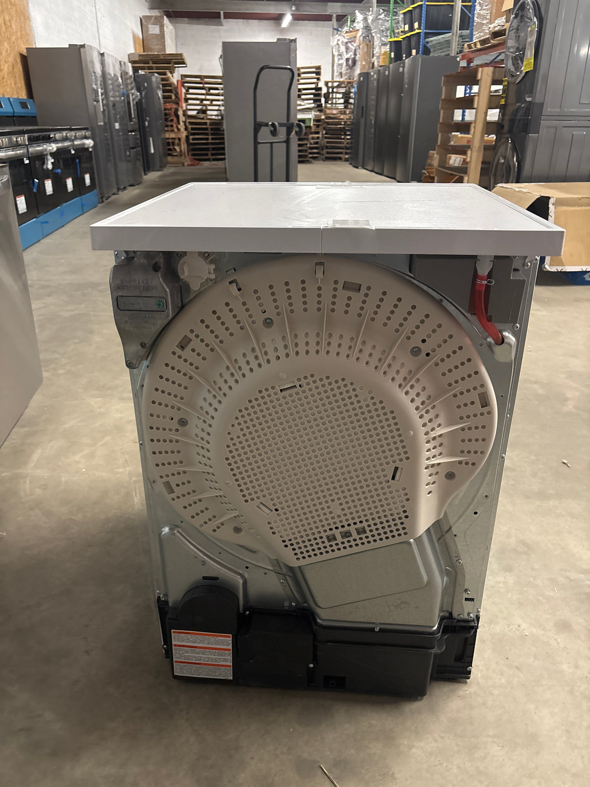 24 in. 4.0 cu. ft. Compact Stackable Electric Ventless Dryer in White with Instant Refresh, ENERGY STAR