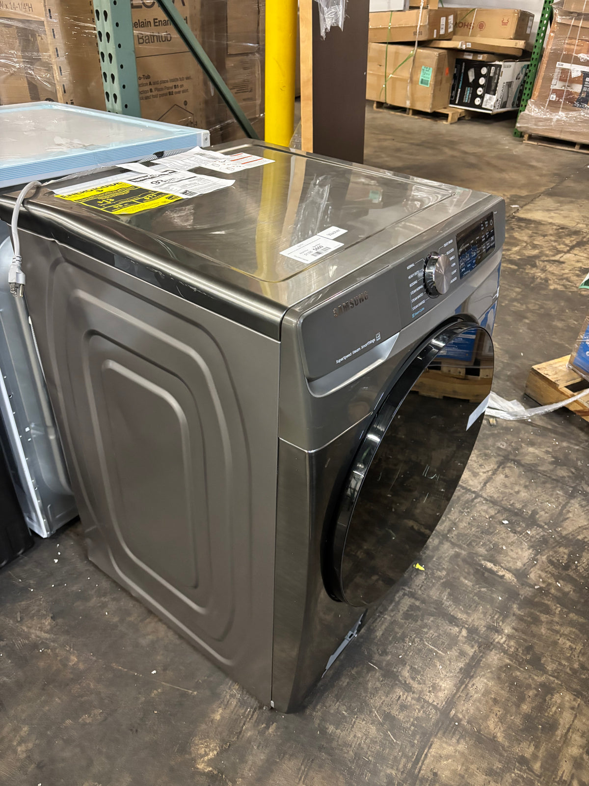 Samsung 4.5 cu. ft. Large Capacity Smart Front Load Washer with Super Speed Wash
