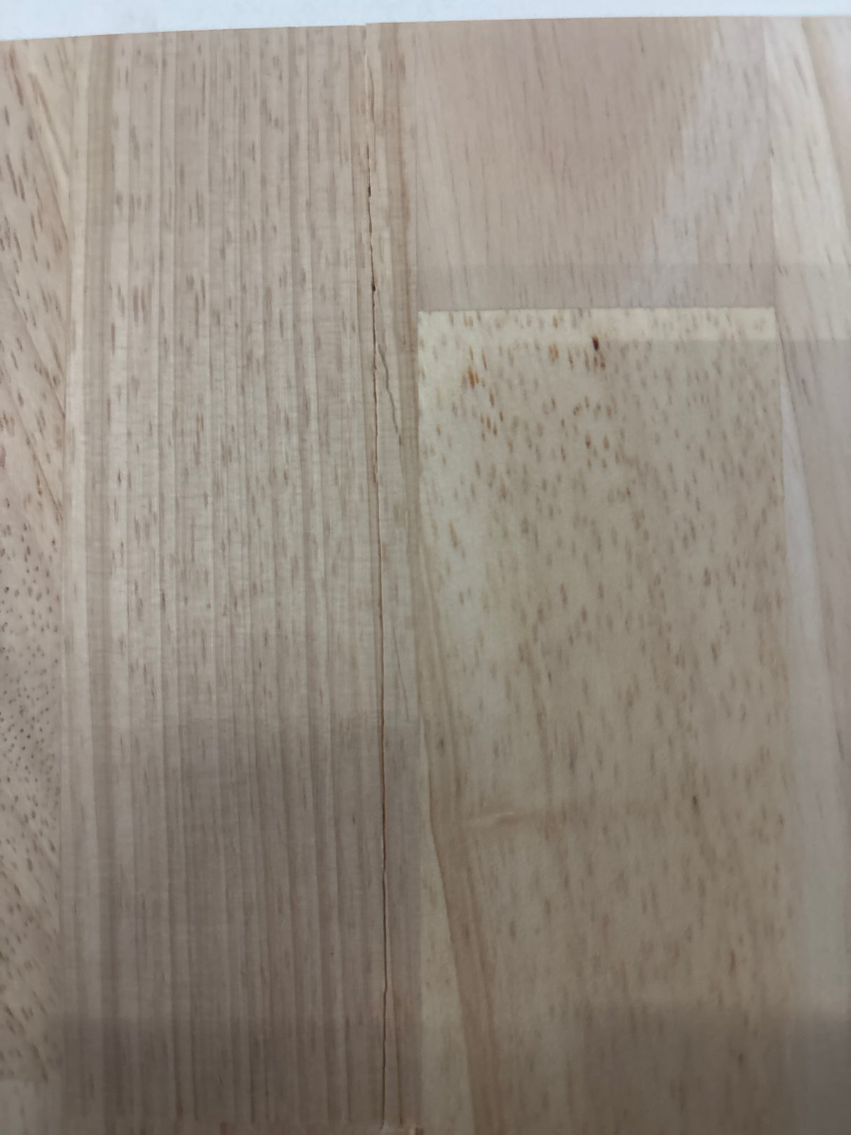 6 ft. L x 39 in. D Unfinished Hevea Butcher Block Island Countertop in With Standard Edge