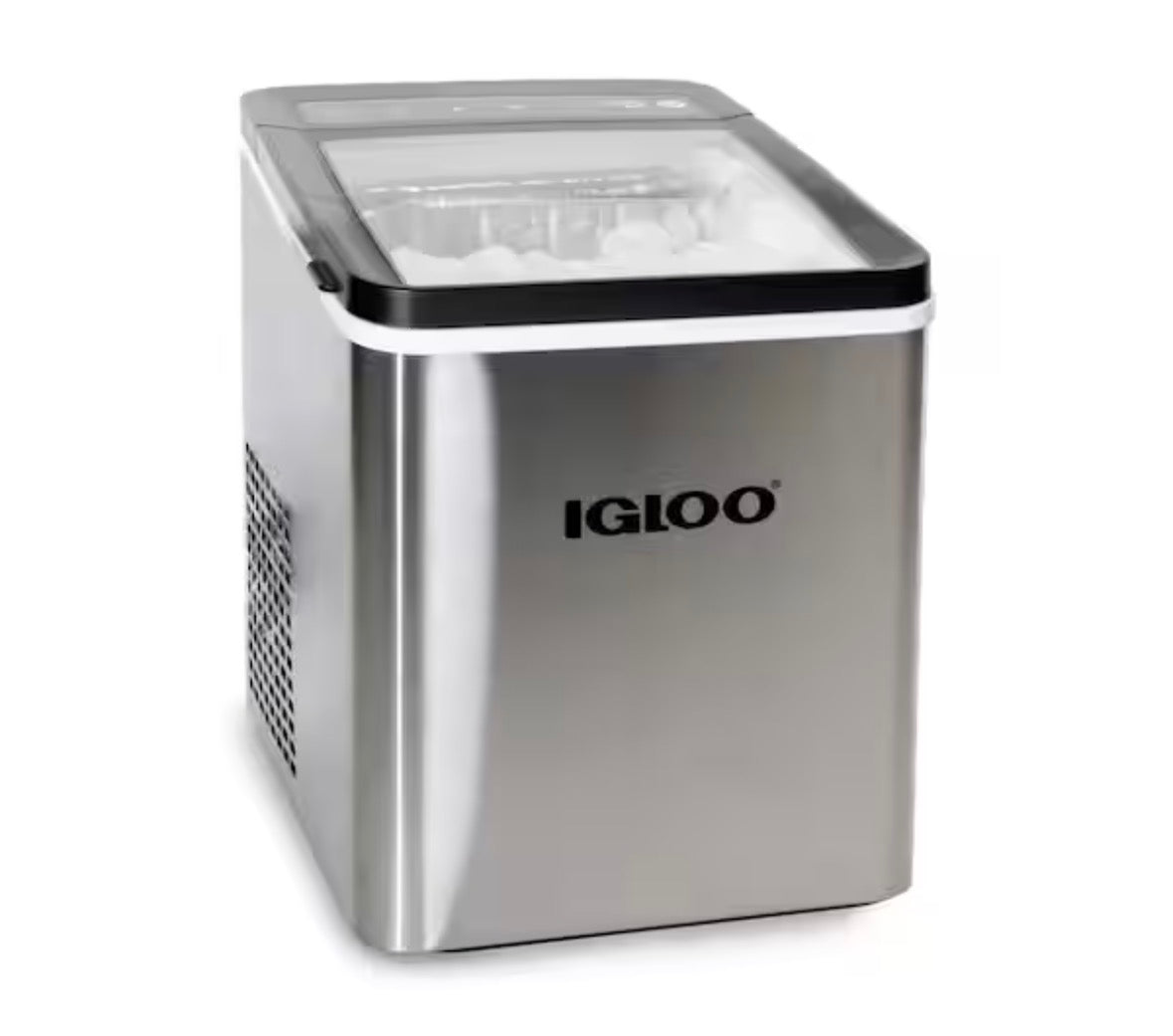 26-Pound Automatic Portable Countertop Ice Maker Machine, Stainless Steel