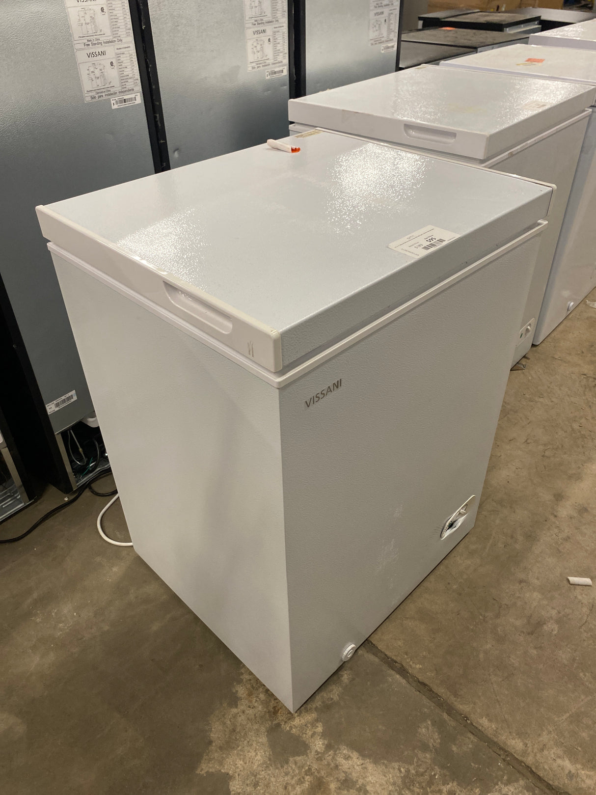 5.0 cu. ft. Manual Defrost Chest Freezer with LED Light in White Garage Ready