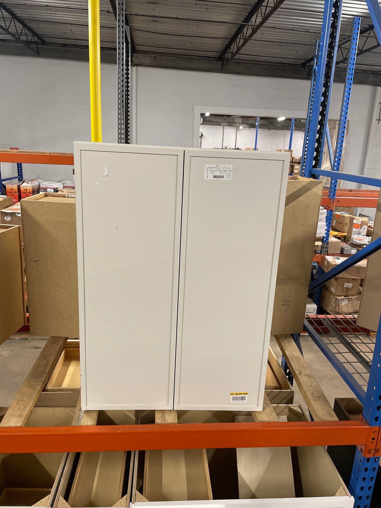 Avondale 30 in. W x 12 in. D x 36 in. H Ready to Assemble Plywood Shaker Wall Kitchen Cabinet in Antique White