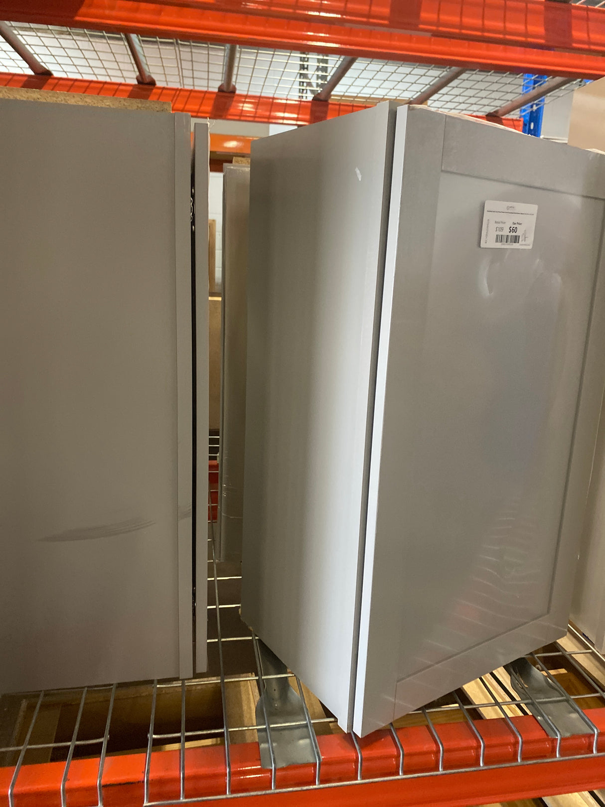 Westfield Dusk Gray Wood Shaker Stock Assembled Wall Kitchen Cabinet (18 in. W x 12 in. D)