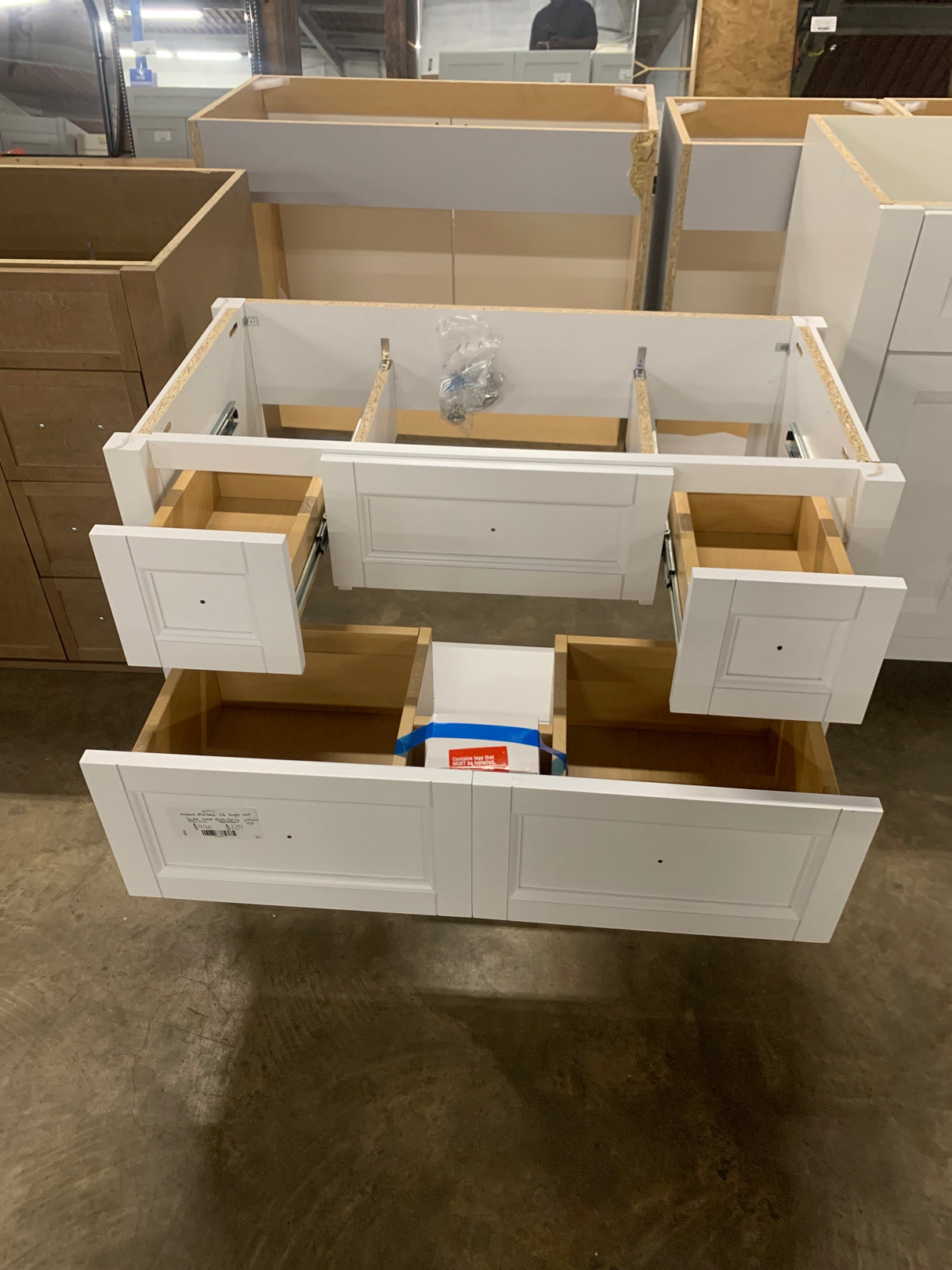 Ashland 36 in. Single Sink Taupe Gray Bath Vanity without Top