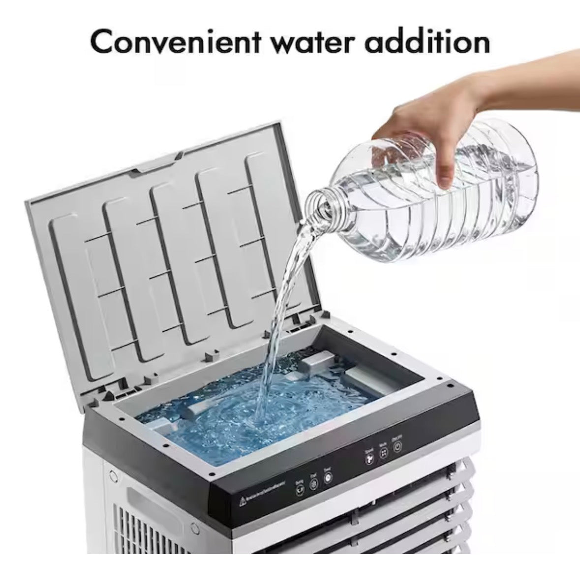 1800 СFM 3-Speed Portable Evaporative Air Cooler Fan Air conditioner Humidifier Indoor/Outdoor Up to 1000 sq. ft.