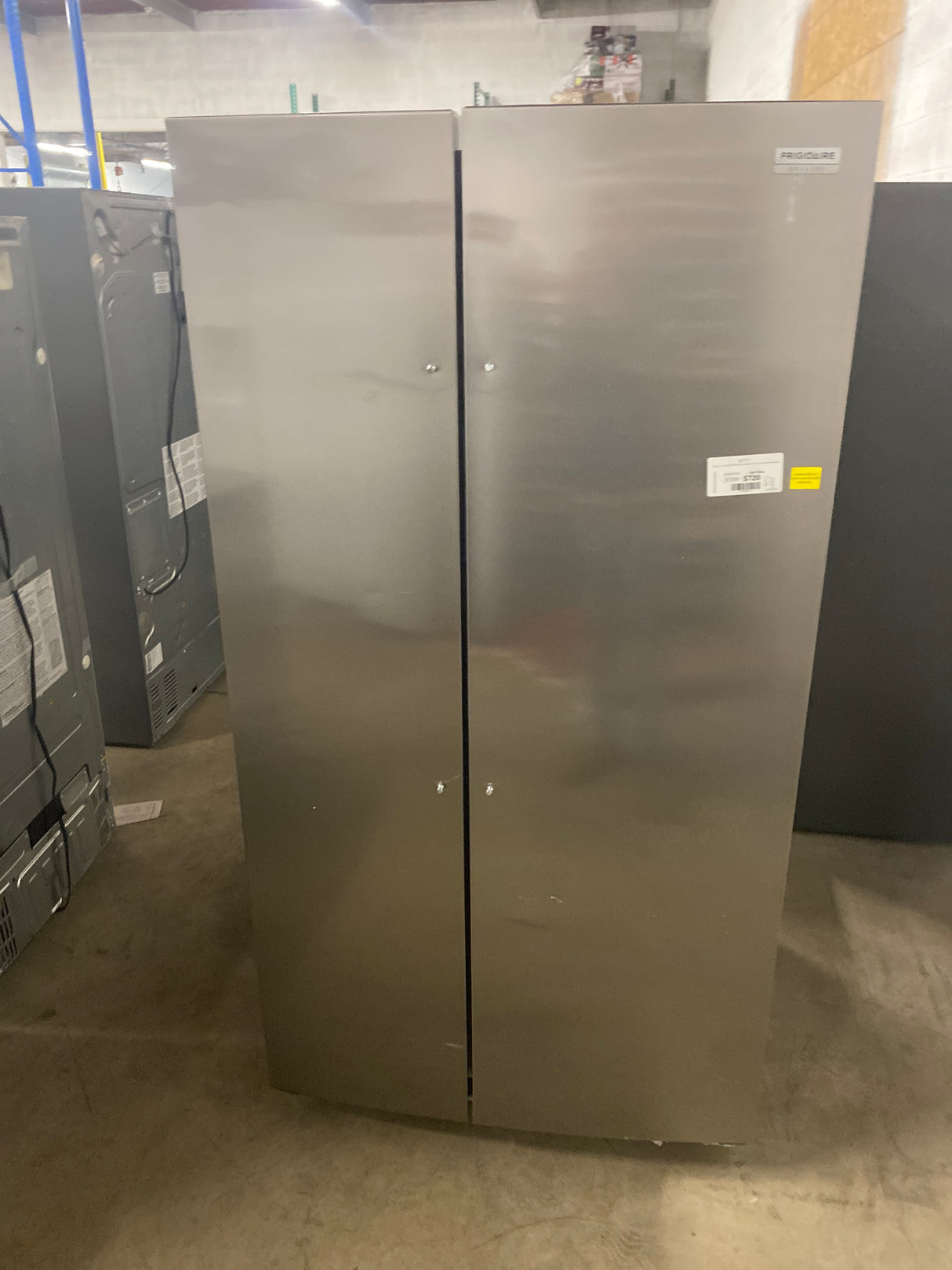 Gallery 36 in. 26 cu. ft. Standard Depth Side-by-Side Refrigerator in Stainless Steel with Internal Water Dispenser