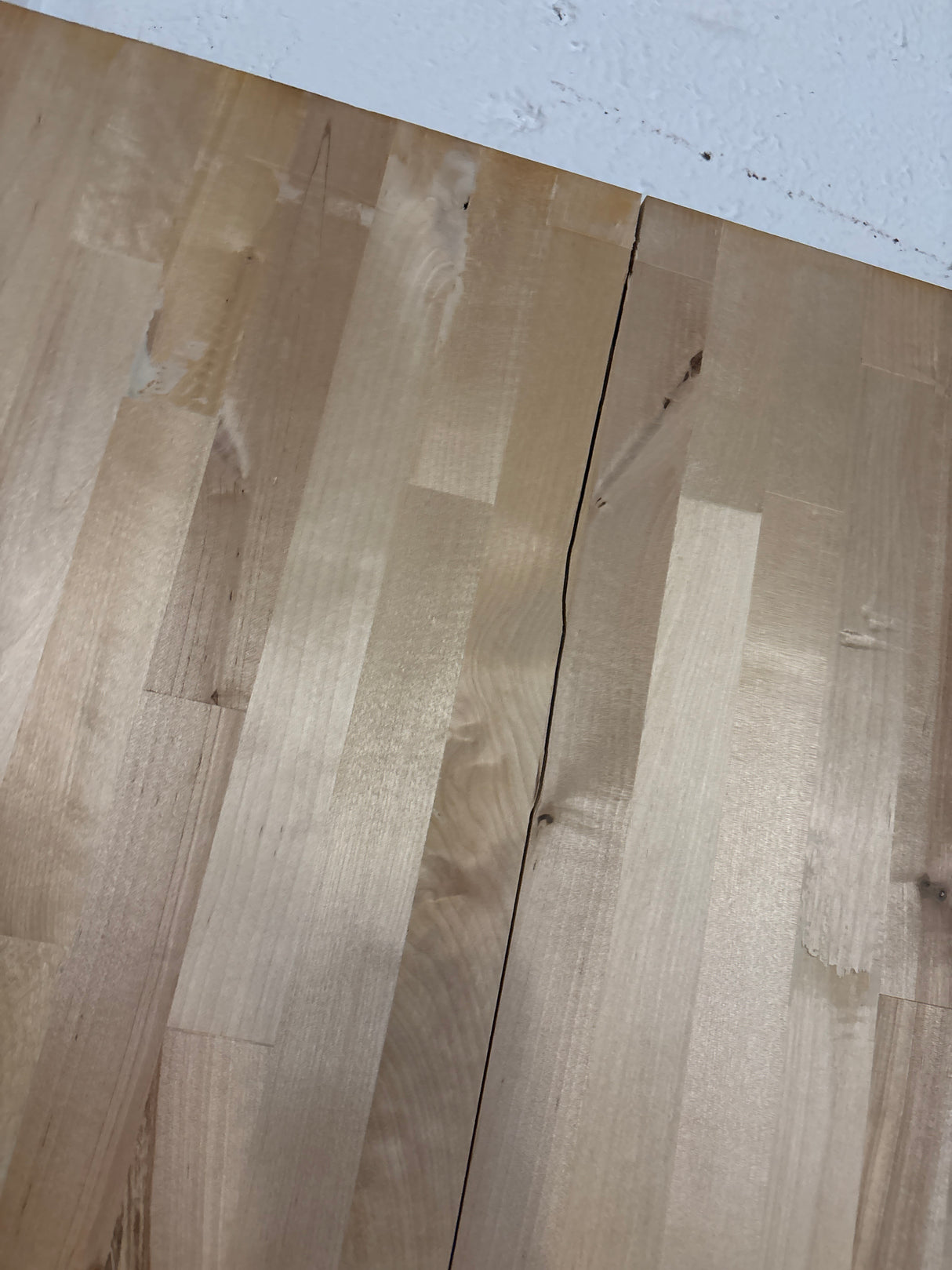 8 ft. L x 25 in. D Unfinished Birch Solid Wood Butcher Block Countertop with Square Edge