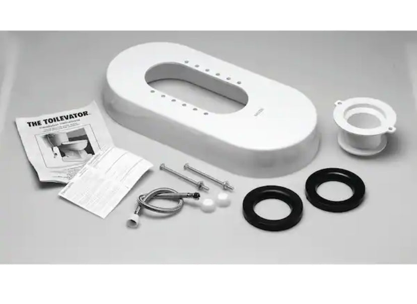 11-1/2 in. W x 23 in. L x 3-1/2 in. H Toilet Riser in White, 500 lbs. Capacity