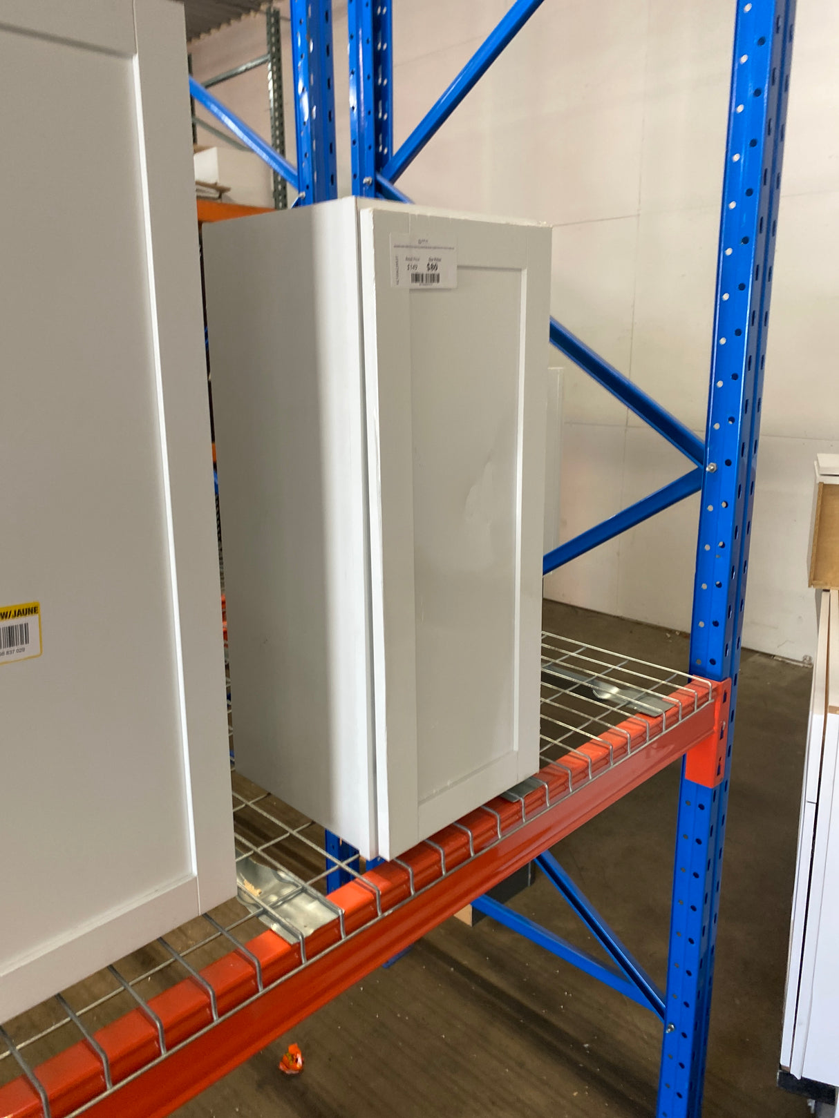 Westfield Feather White Shaker Stock Assembled Wall Kitchen Cabinet (12 in. W x 12 in. D x 30 in. H)