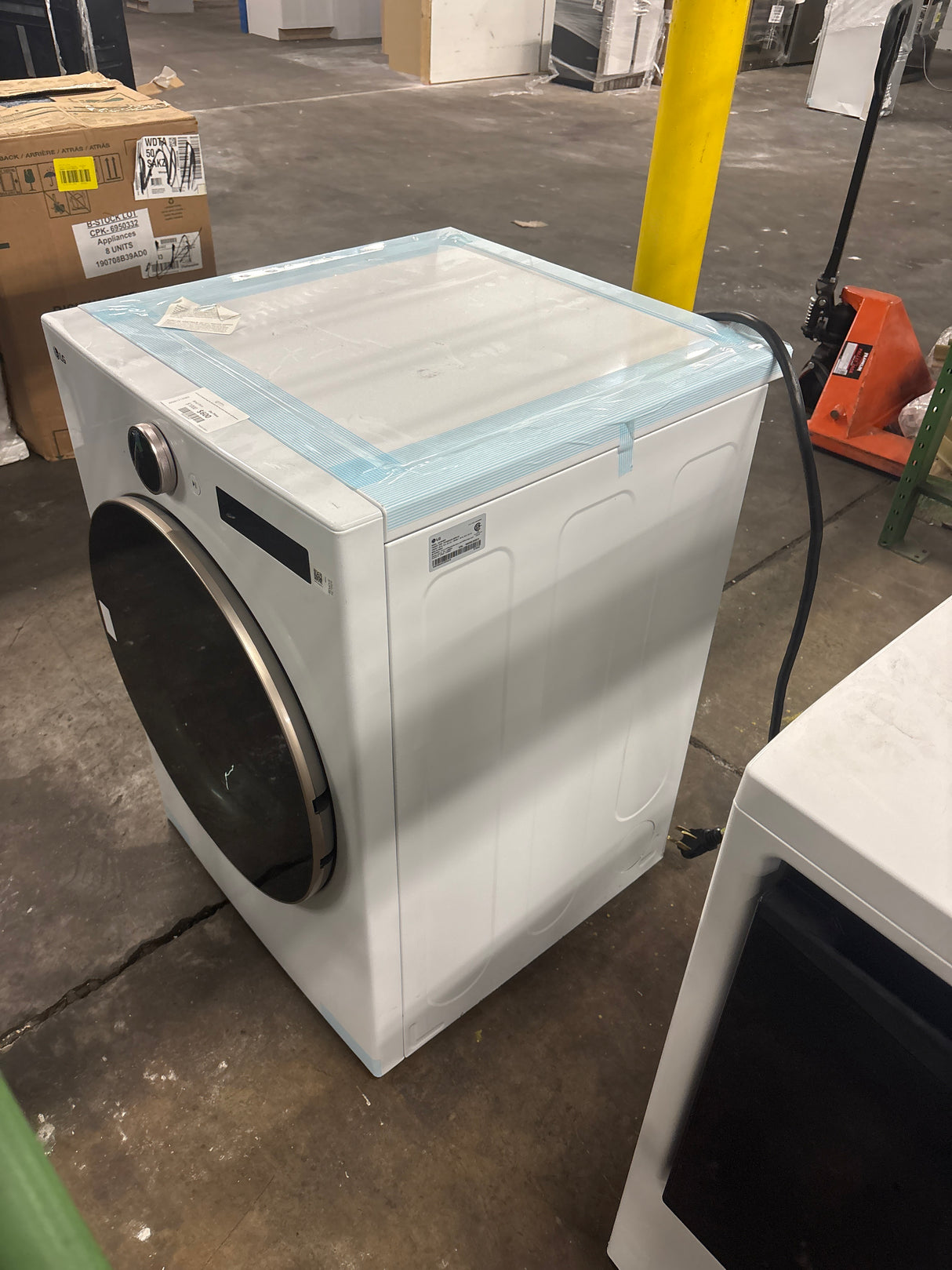 LG 7.4 cu. ft. Capacity Energy Star Smart ELECTRIC Dryer with AI Sensor Dry and Turbosteam