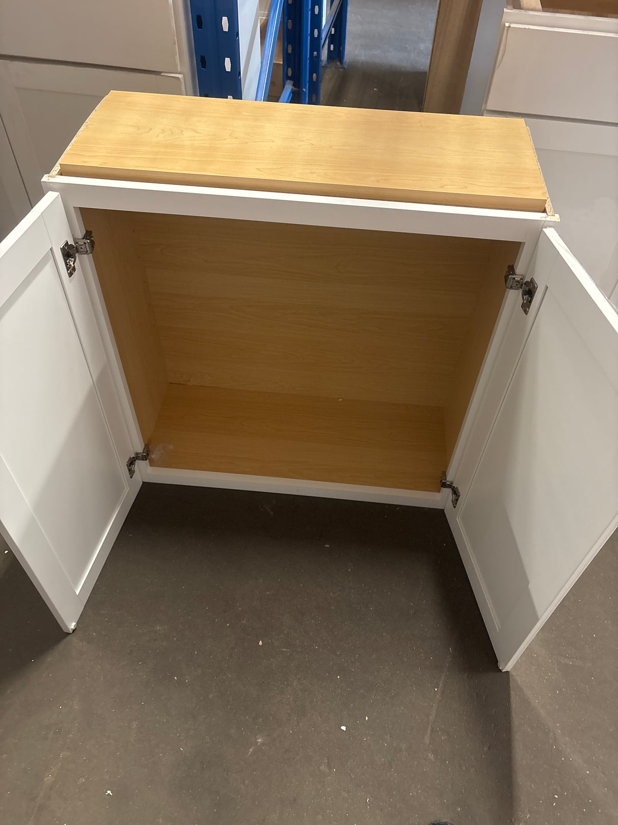 Westfield Feather White Assembled Wall Kitchen Cabinet (30 in. W x 12 in. D x 30 in. H)