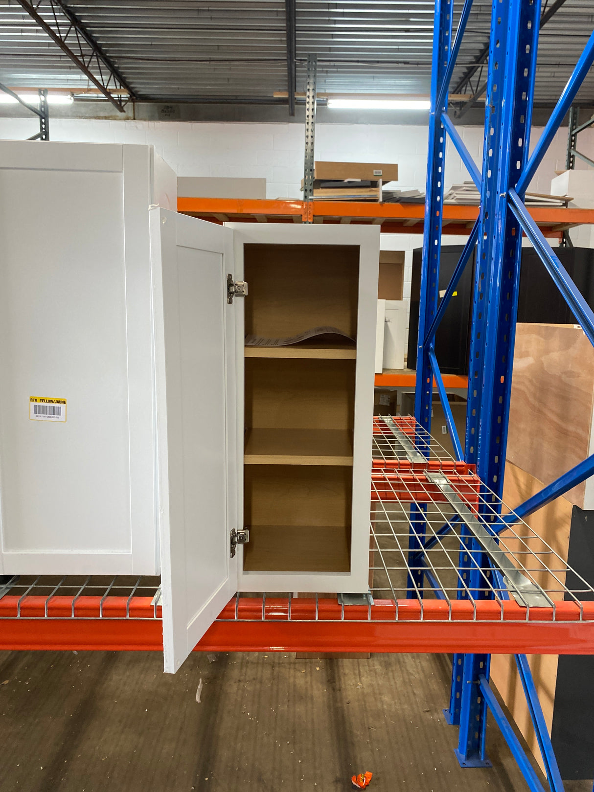 Westfield Feather White Shaker Stock Assembled Wall Kitchen Cabinet (12 in. W x 12 in. D x 30 in. H)