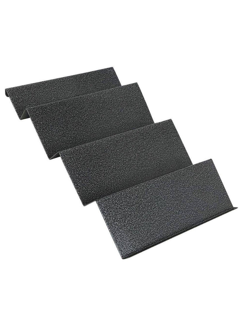 Silver Metallic - Medium Spice Rack Drawer Organizer - 4-Tier Spice Rack for Kitchen Drawers, Spice Drawer Organizer