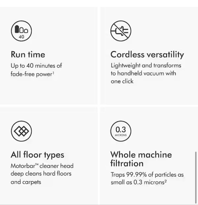 V8 Cordless Stick Vacuum Cleaner