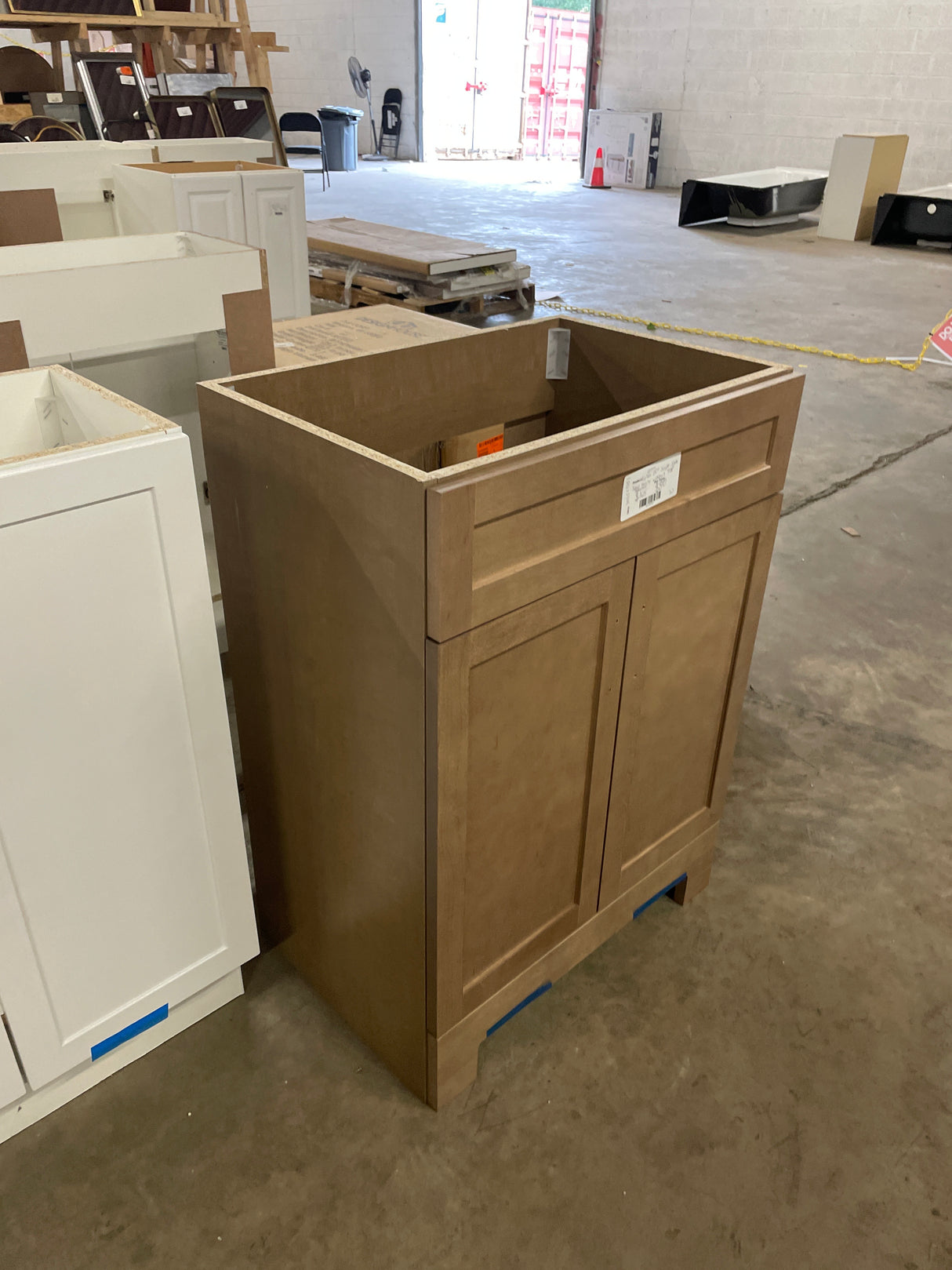 Lyton 25 in. Single Sink Sand Bath Vanity without Top (Assembled)