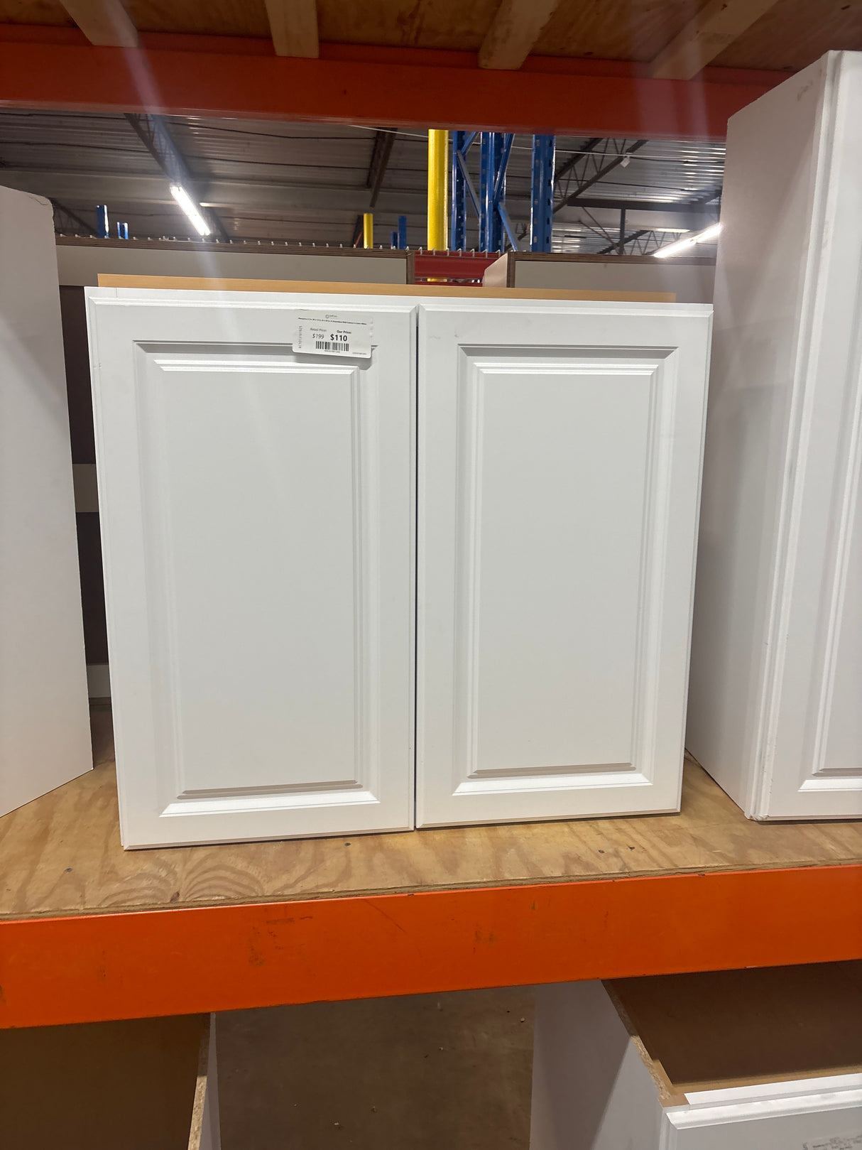 Hampton 33 in. W x 12 in. D x 30 in. H Assembled Wall Cabinet in Satin White