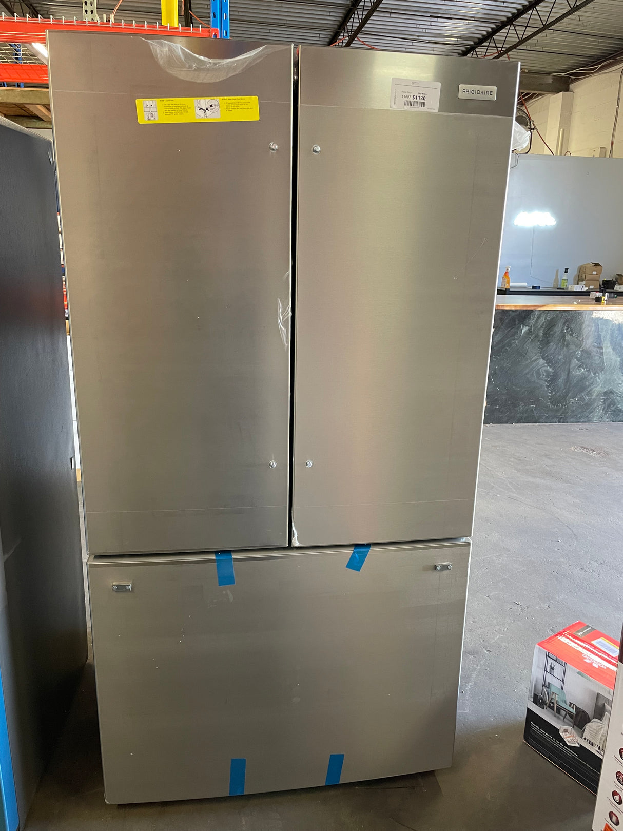 36 in 29 cu. ft. Standard Depth French Door Refrigerator in Smudge-Proof Stainless Steel with Internal Water Dispenser