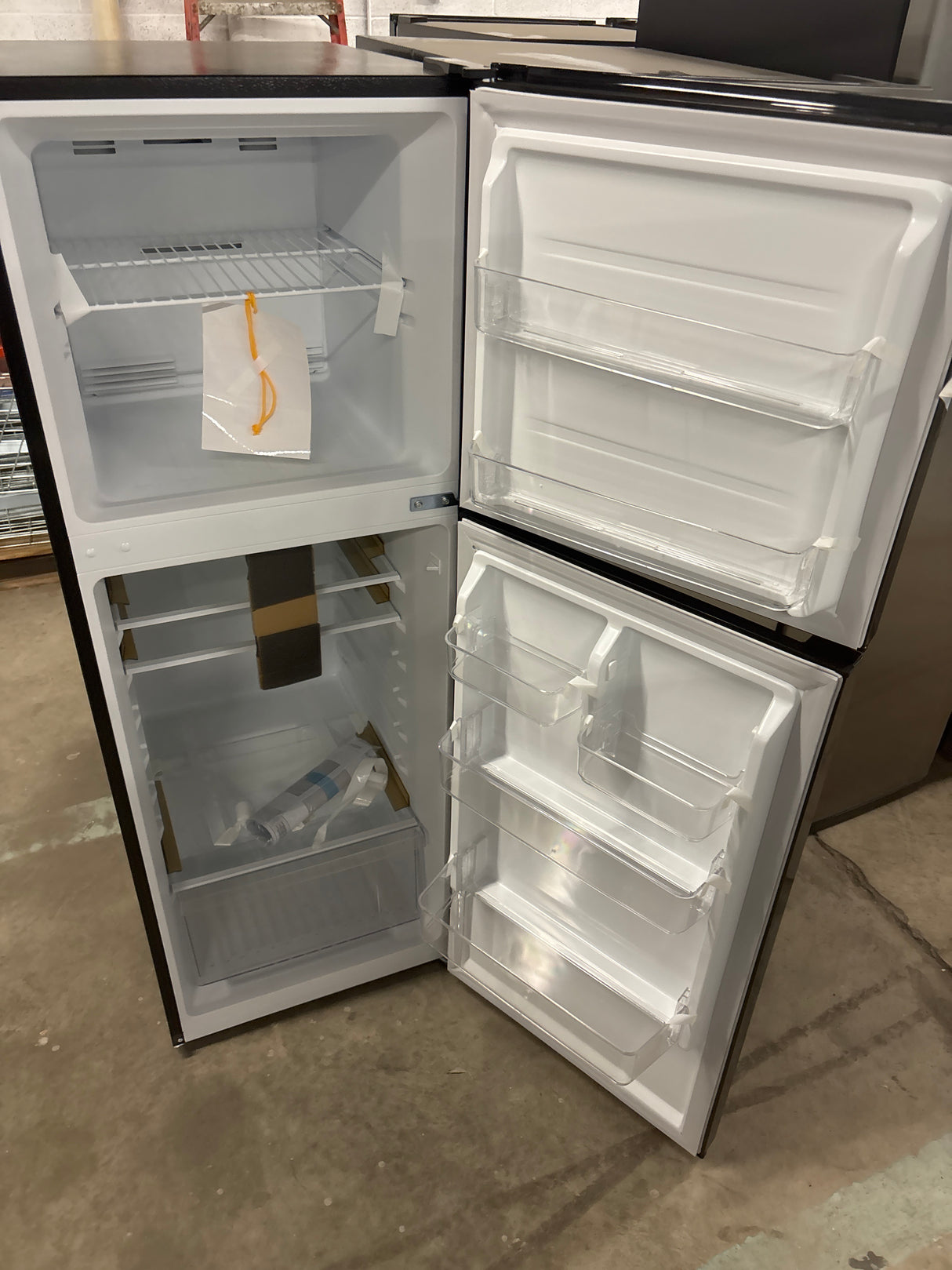 10.1 cu. ft. Top Freezer Refrigerator in Black, Garage Ready