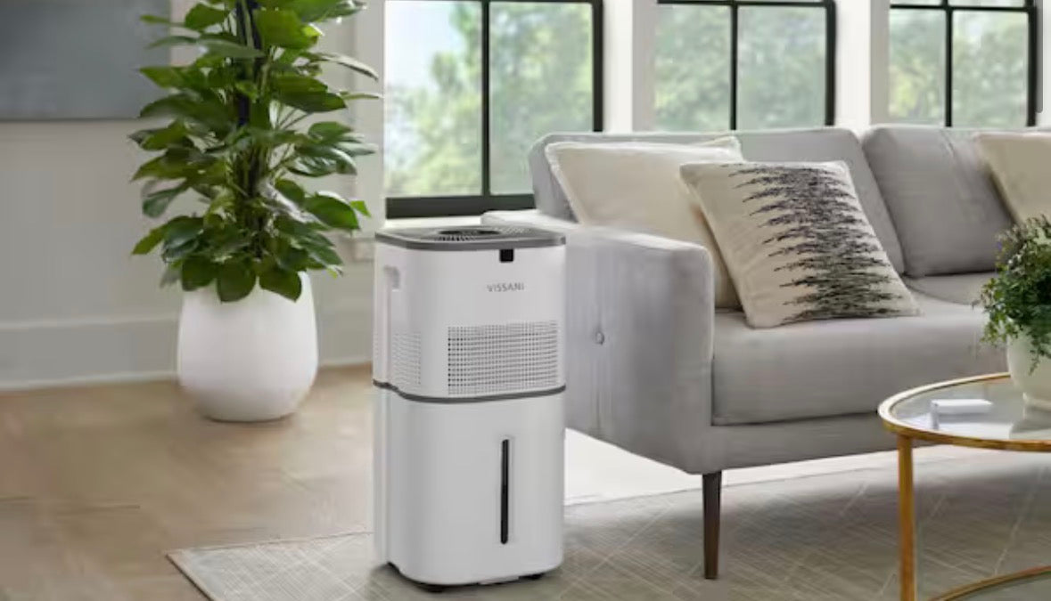 6 Gal. Evaporative Humidifier for Whole House in White