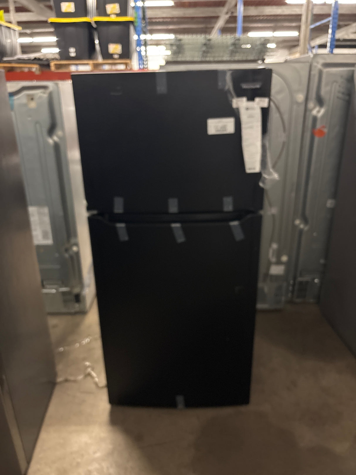 30 in. 18.3 cu. ft. Garage Ready Top Freezer Refrigerator in Black