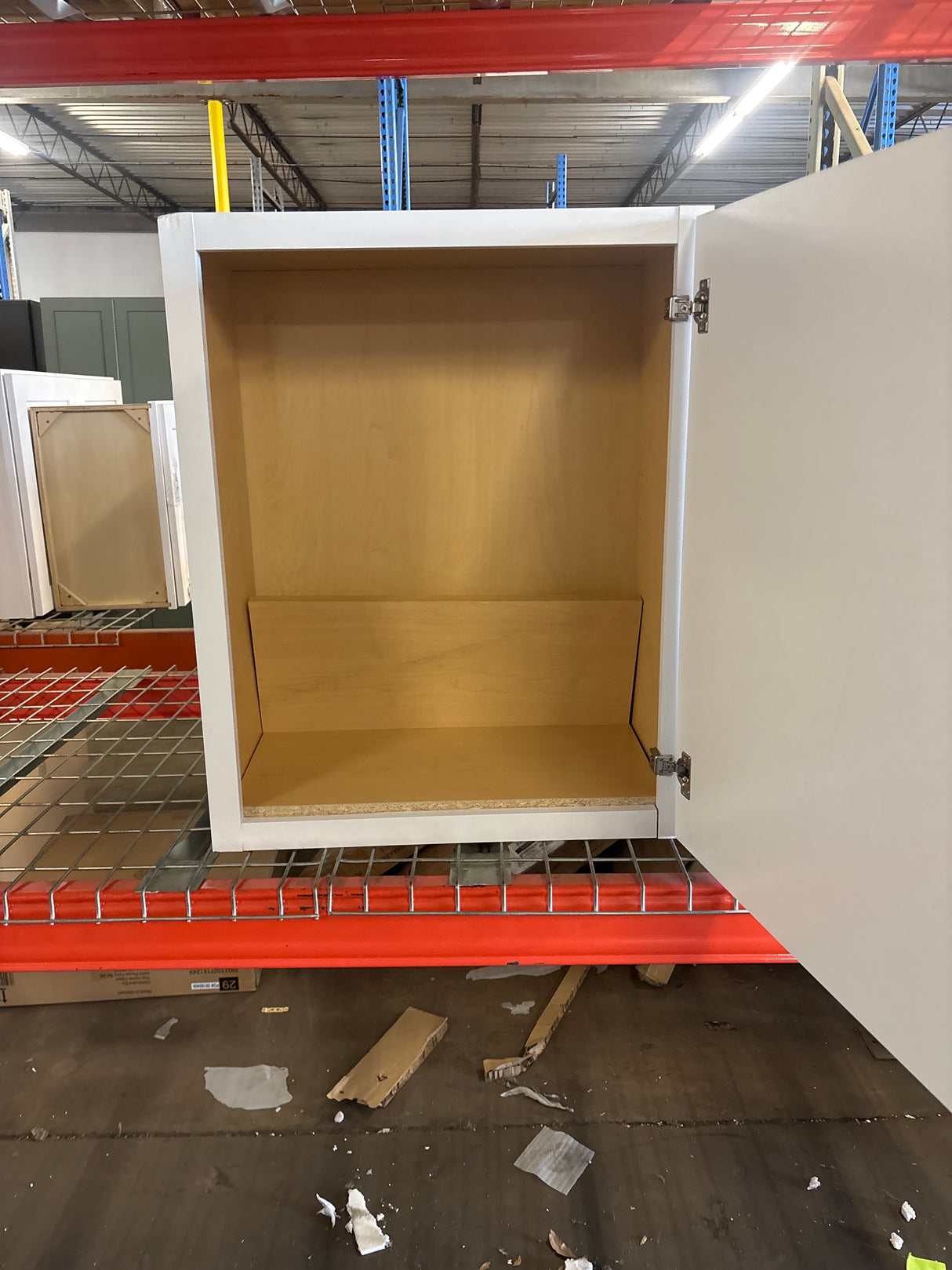 Shaker Satin White Stock Assembled Wall Kitchen Cabinet (24 in. x 30 in. x 12 in.)