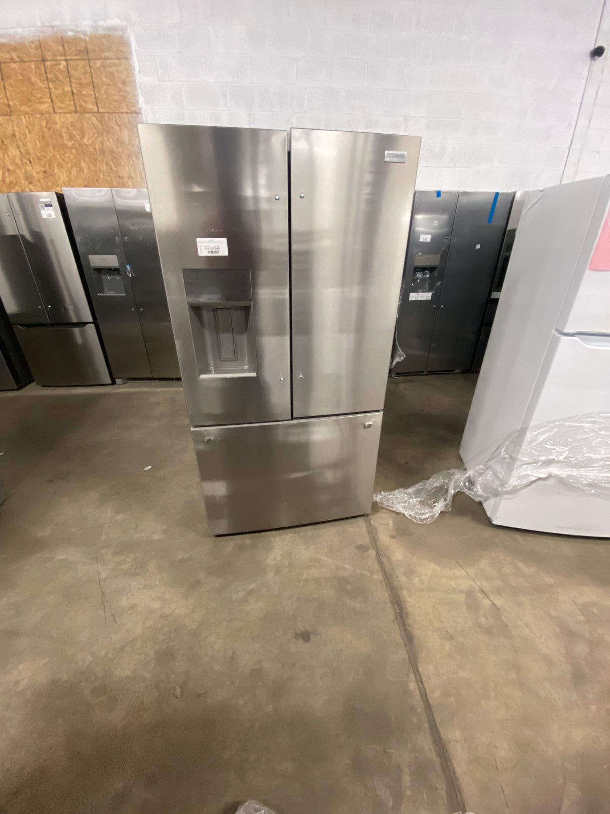 36 in. Gallery 28 cu. ft. Standard Depth French Door Refrigerator in Smudge-Proof Stainless Steel