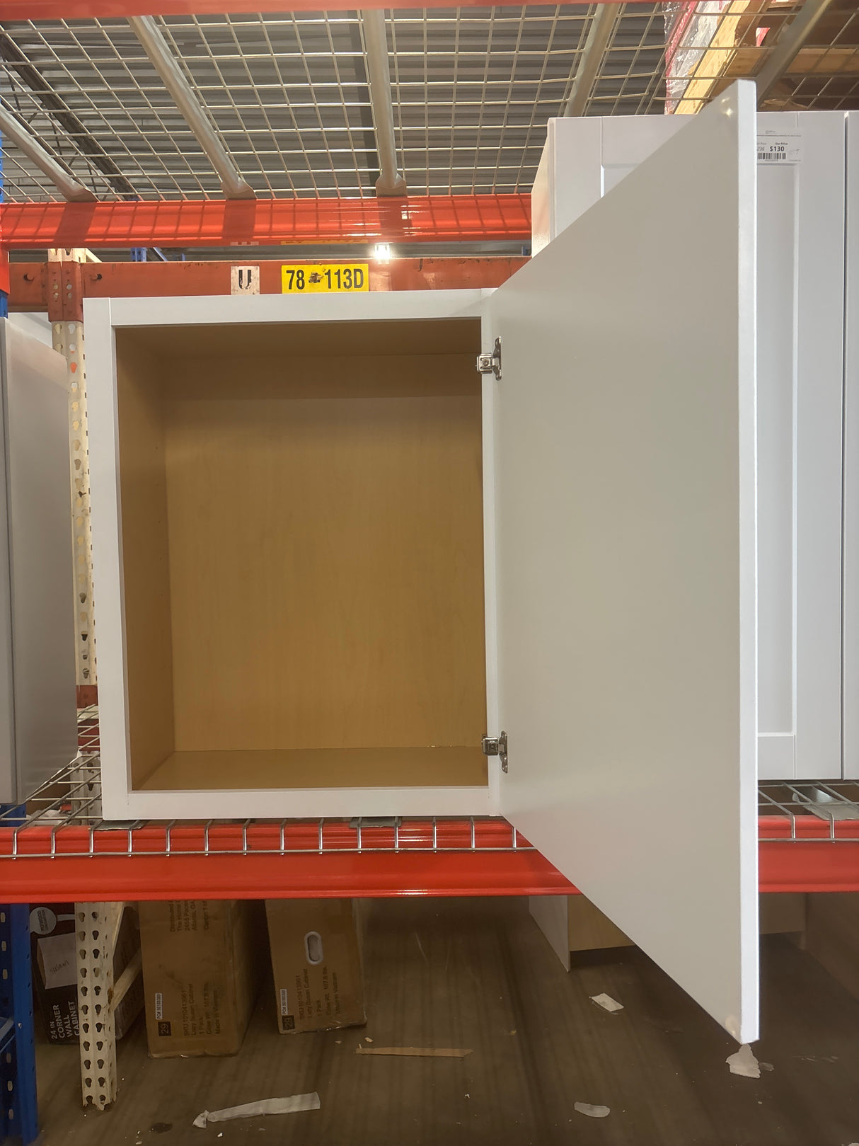 Shaker Satin White Stock Assembled Wall Kitchen Cabinet (24 in. x 30 in. x 12 in.)