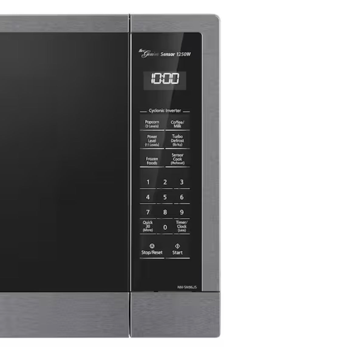 2.2 cu. ft. Countertop Microwave in Stainless Steel Built-in with Cyclonic Wave Inverter Technology and Sensor Cook