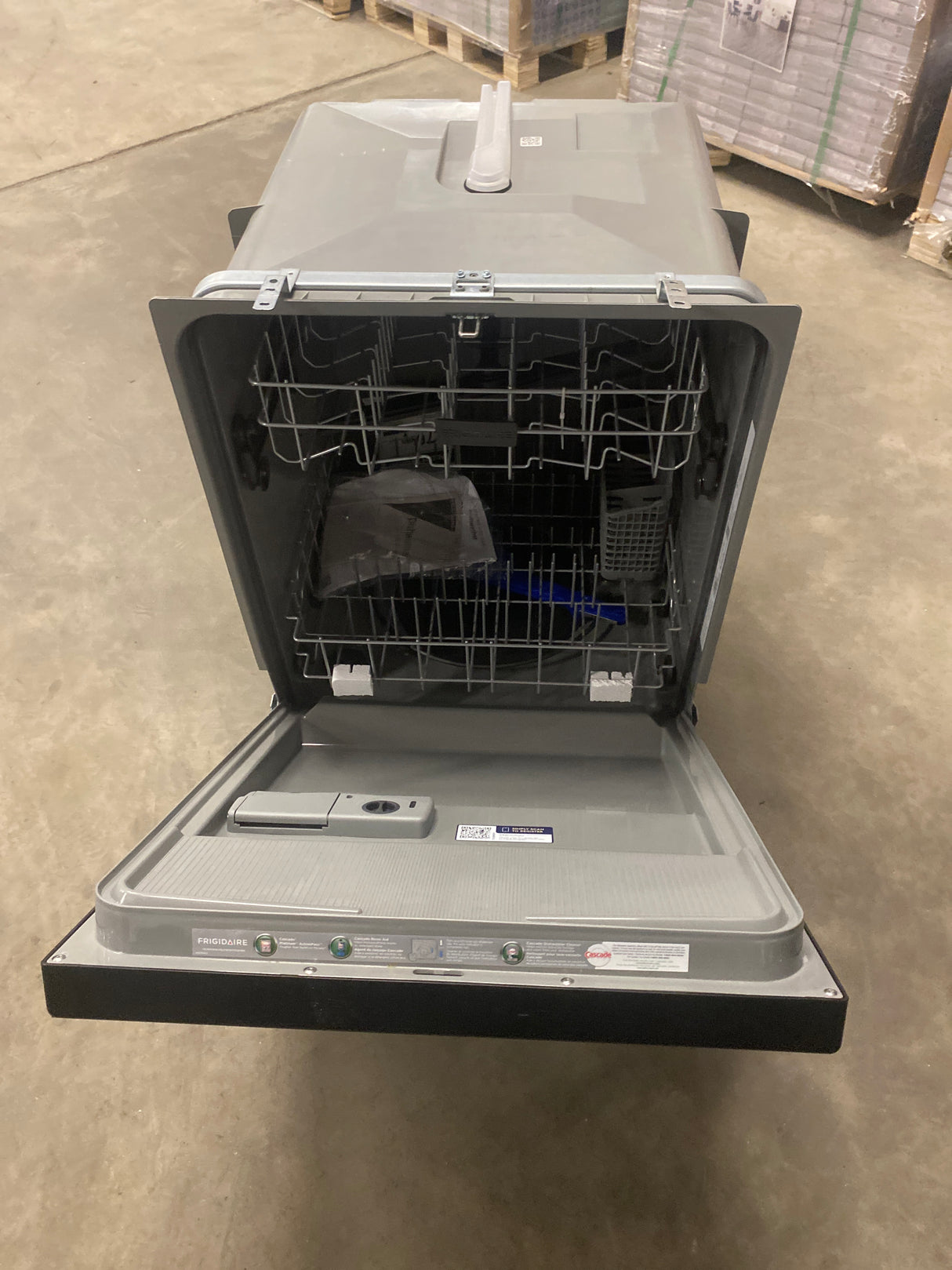 24 in. Black Front Control Smart Built-In Tall Tub Dishwasher