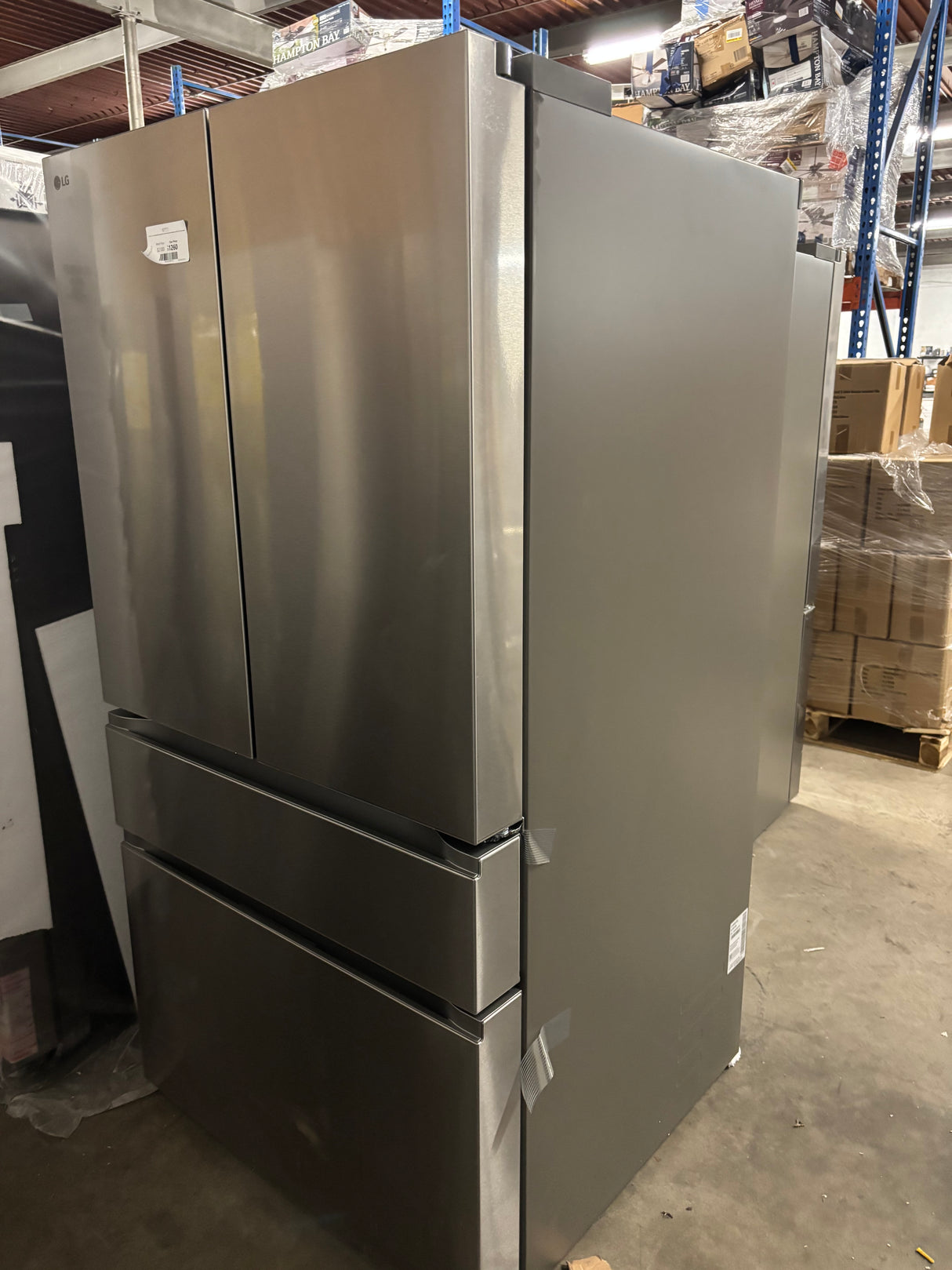 LG 30 cu. ft. Smart Standard-Depth MAX 4-Door French Door Refrigerator with Full-Convert Drawer