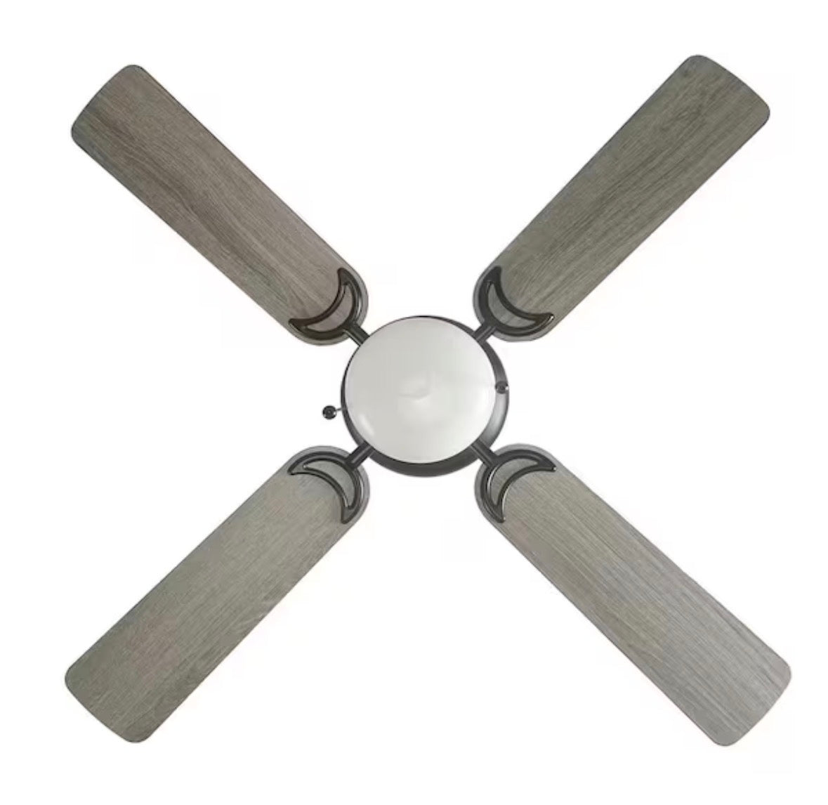 Littleton II 42 in. Indoor LED Ceiling Fan with Light Kit and Reversible Blades in Matte Black