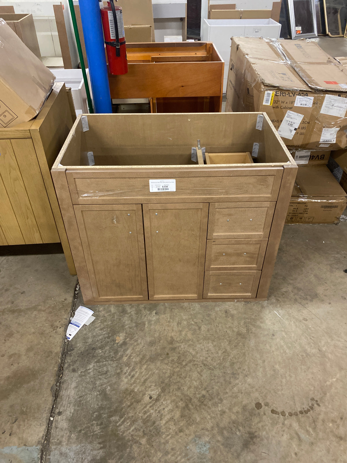 Winsome 36 in. Bath Vanity Cabinet without Top in Sand