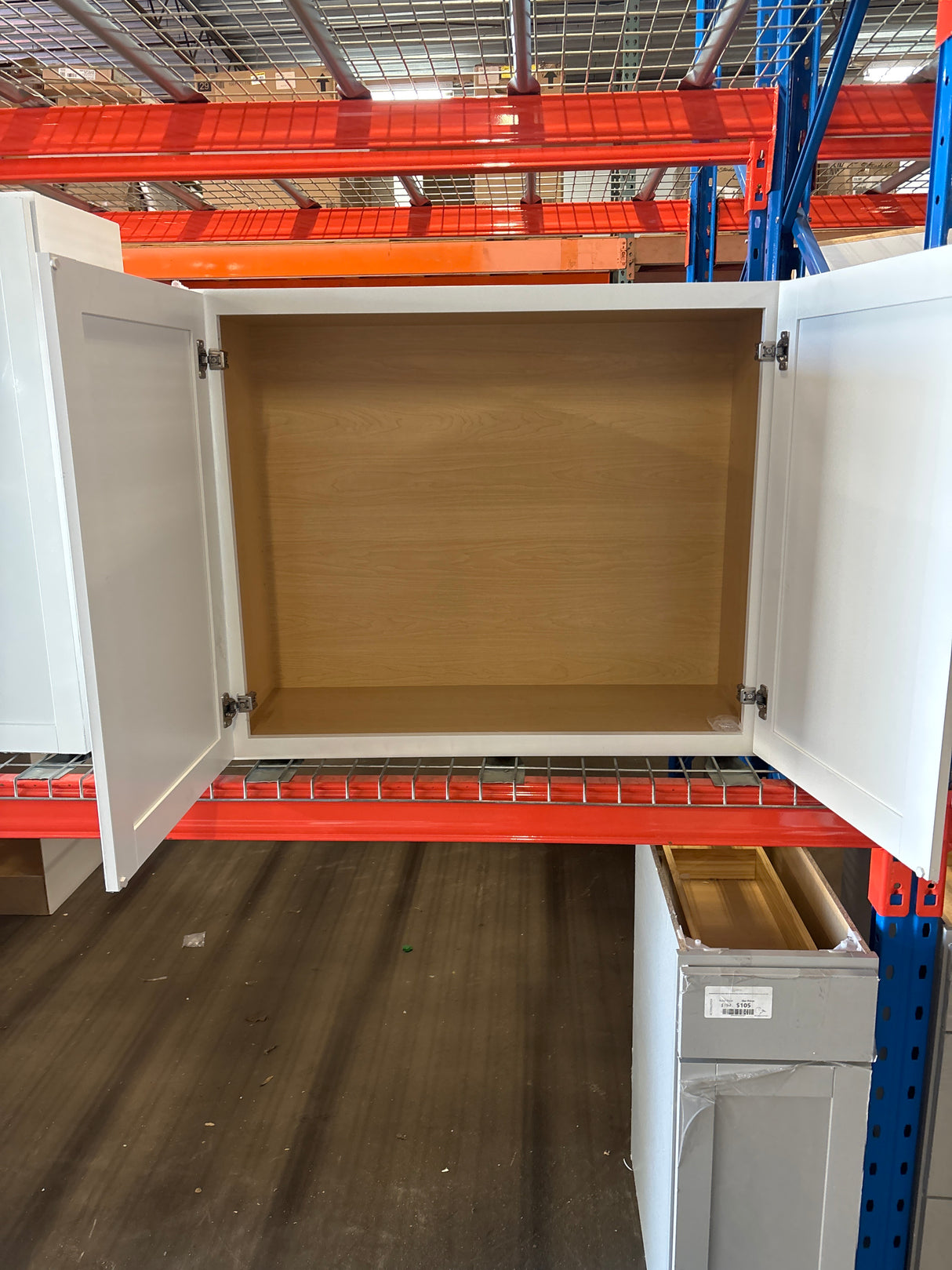 Westfield Feather White Shaker Stock Assembled Wall Kitchen Cabinet (36 in. W x 12 in. D x 30 in. H)