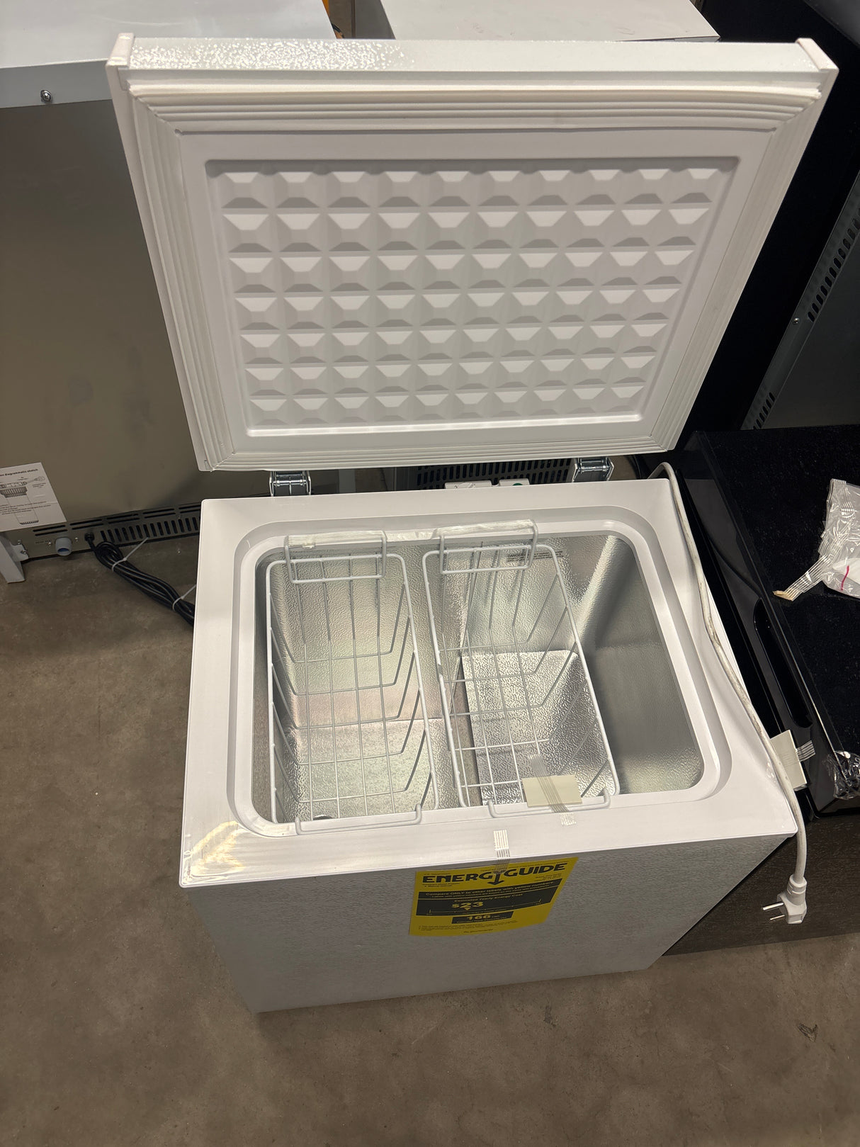 Garage Ready 20.67 in. 1.8 cu. ft. Manual Defrost Chest Freezer with Temperature Alarm Chest Freezer in White