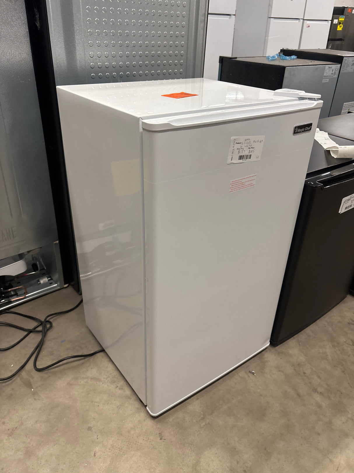 3.3 cu. ft. Mini Fridge in White