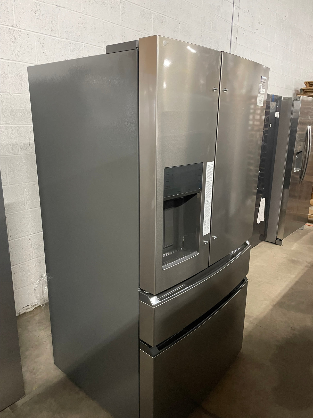 36 in. 26 cu. ft. Standard-Depth 4-Door French Door Refrigerator in Fingerprint-Resistant Stainless Steel Look