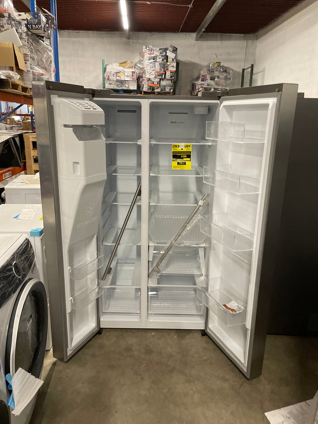Mora 29.1 cu. ft. Side-by-Side Refrigerator with External Water and Ice Dispenser