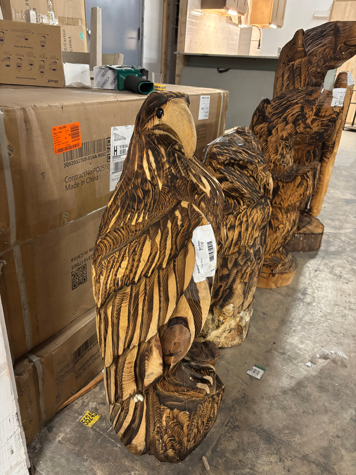 Wooden Figurine Eagle