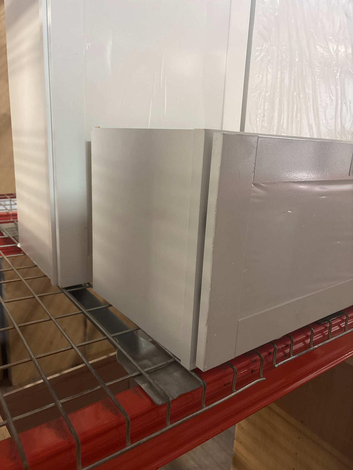 Westfield Feather White Shaker Stock Assembled Wall Kitchen Bridge Cabinet (36 in. W x 12 in. D x 12 in. H)