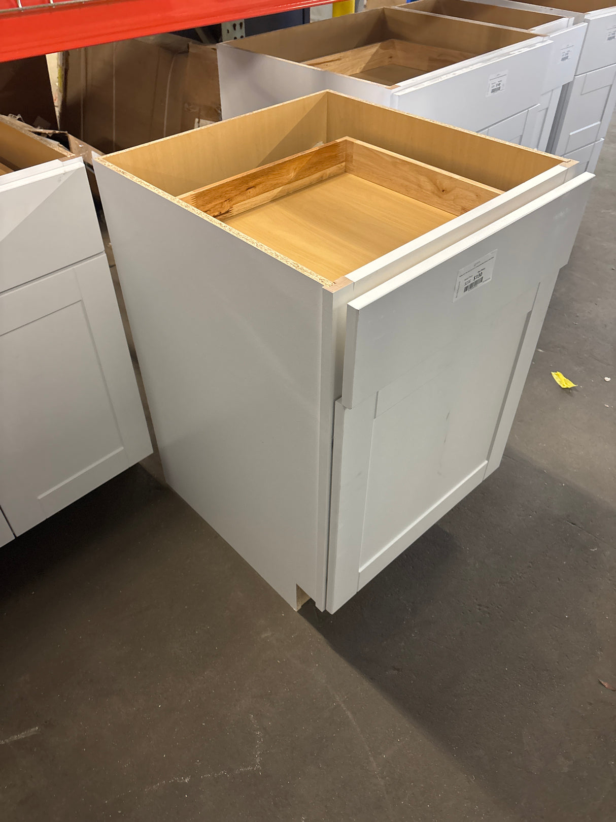 Shaker 24 in. W x 24 in. D x 34.5 in. H Assembled Base Cabinet in Satin White