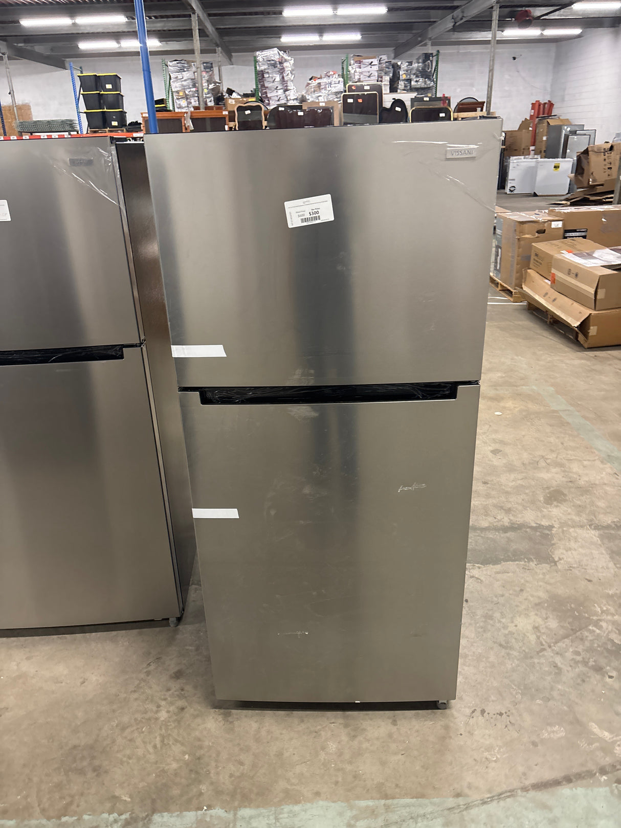 18.1 cu. ft. Top Freezer Refrigerator in Fingerprint Resistant Stainless Look, Garage Ready