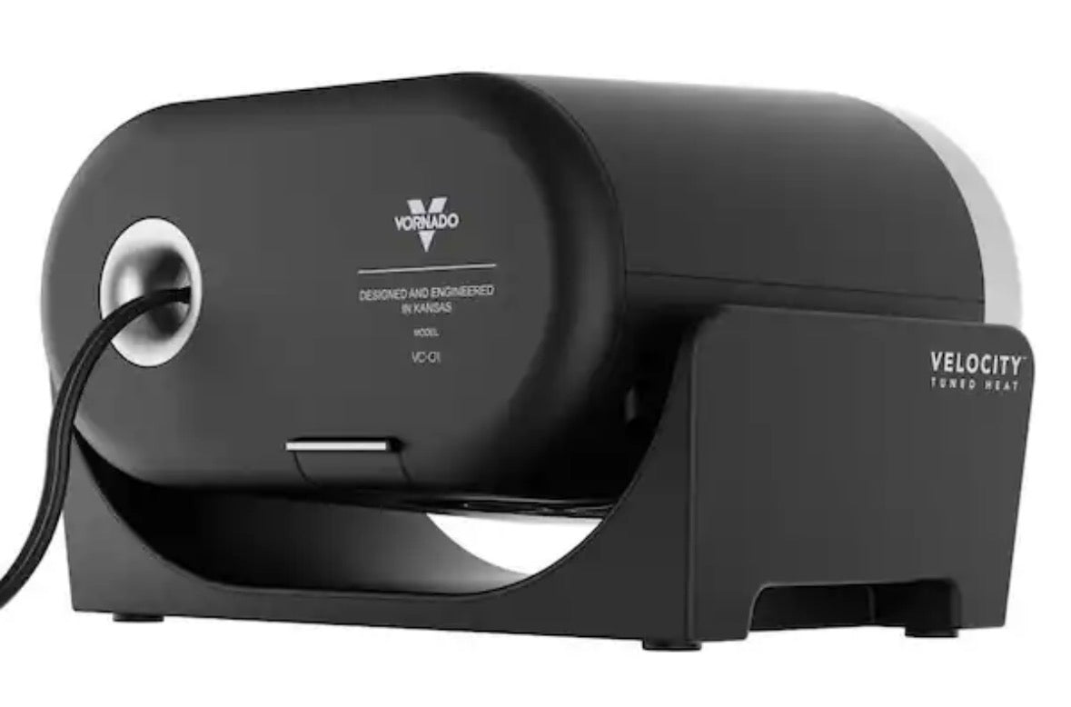 VC-01 1500-Watts 5.87 in. Black Indoor Electric Ceramic Fan Space Heater with Advanced Safety Features