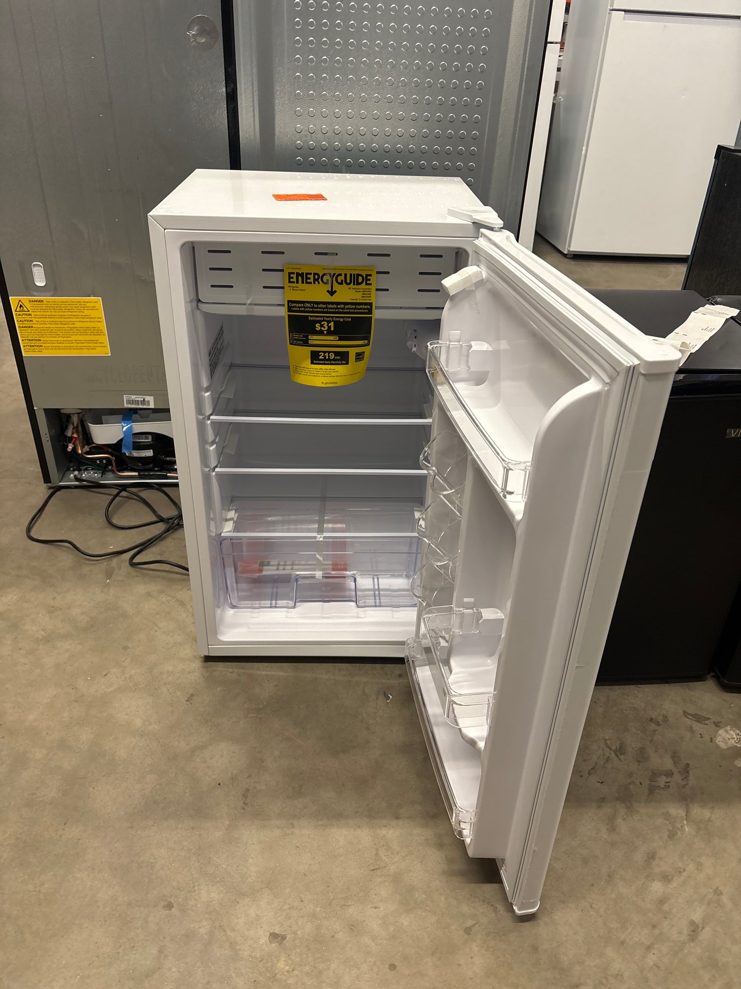 3.3 cu. ft. Mini Fridge in White