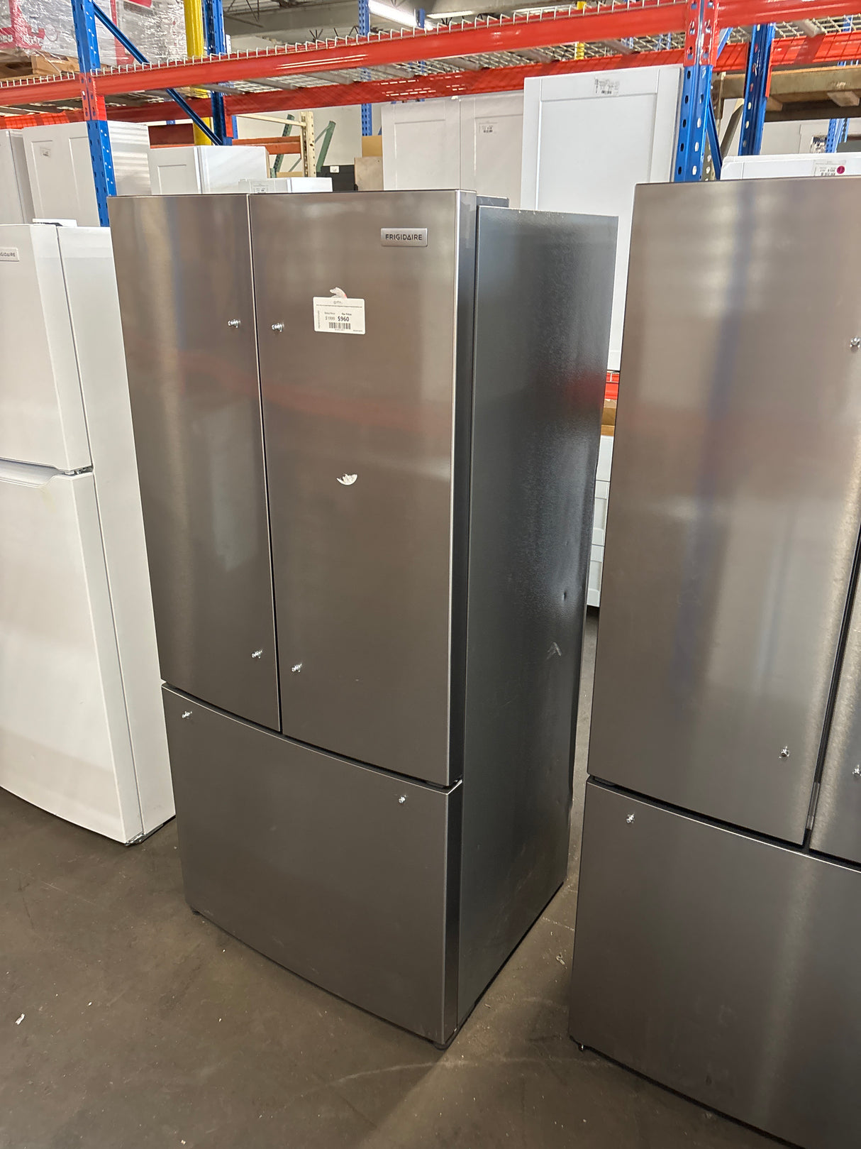 31.5 in. 18 cu. ft. Counter Depth French Door Refrigerator in Fingerprint-Resistant Stainless Look