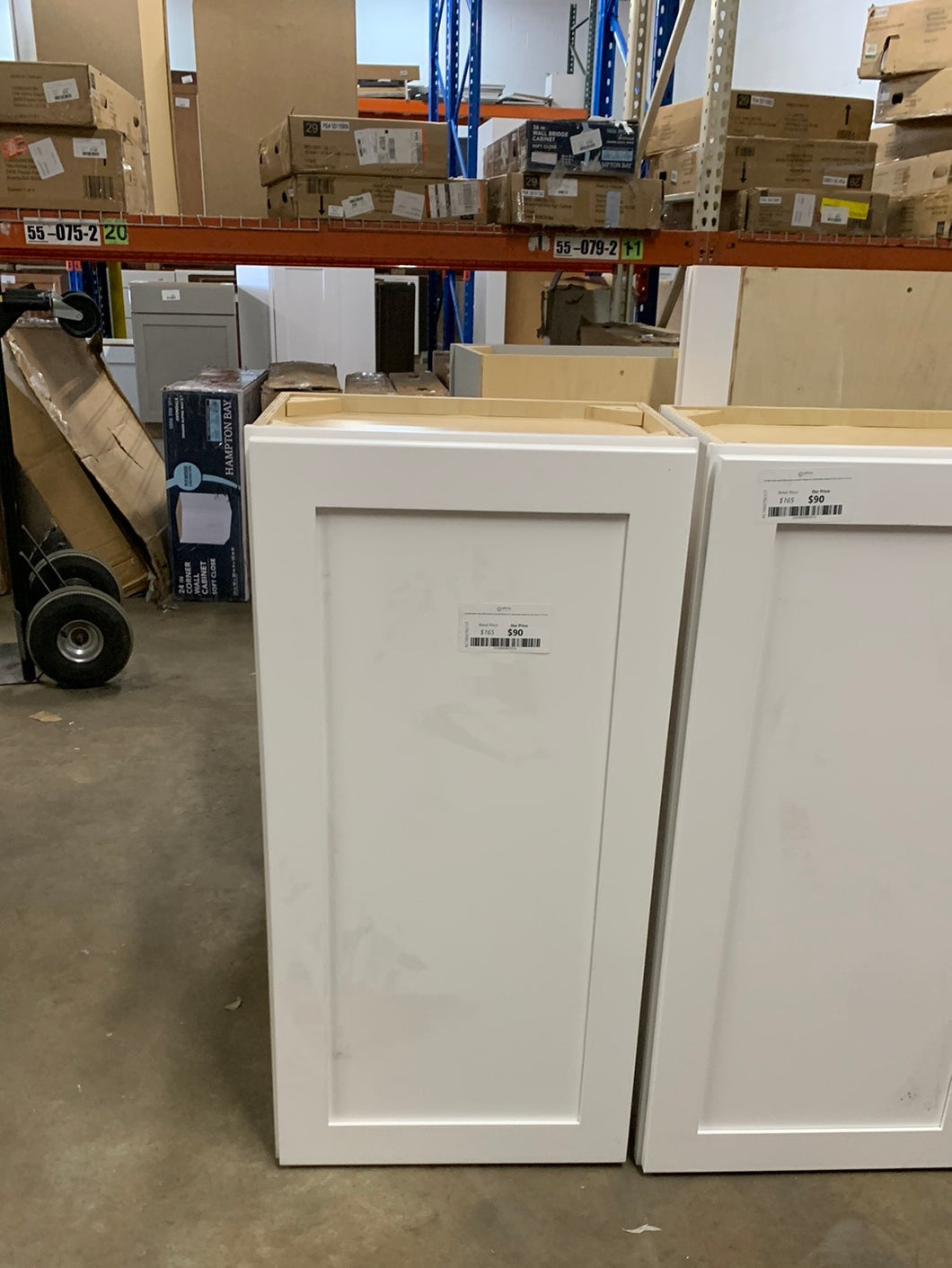 Avondale Shaker Alpine White Ready to Assemble Plywood 18 in Wall Kitchen Cabinet (18 in W x 36 in H x 12 in D)